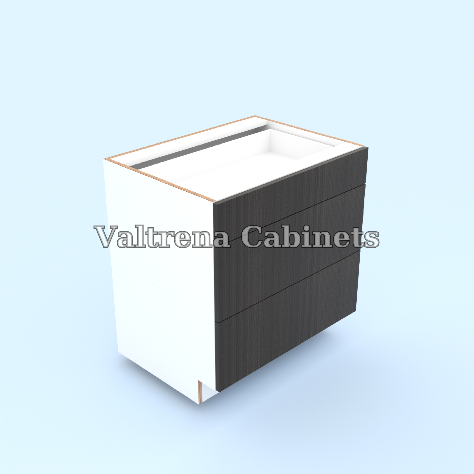 Three Drawer Base Cabinets