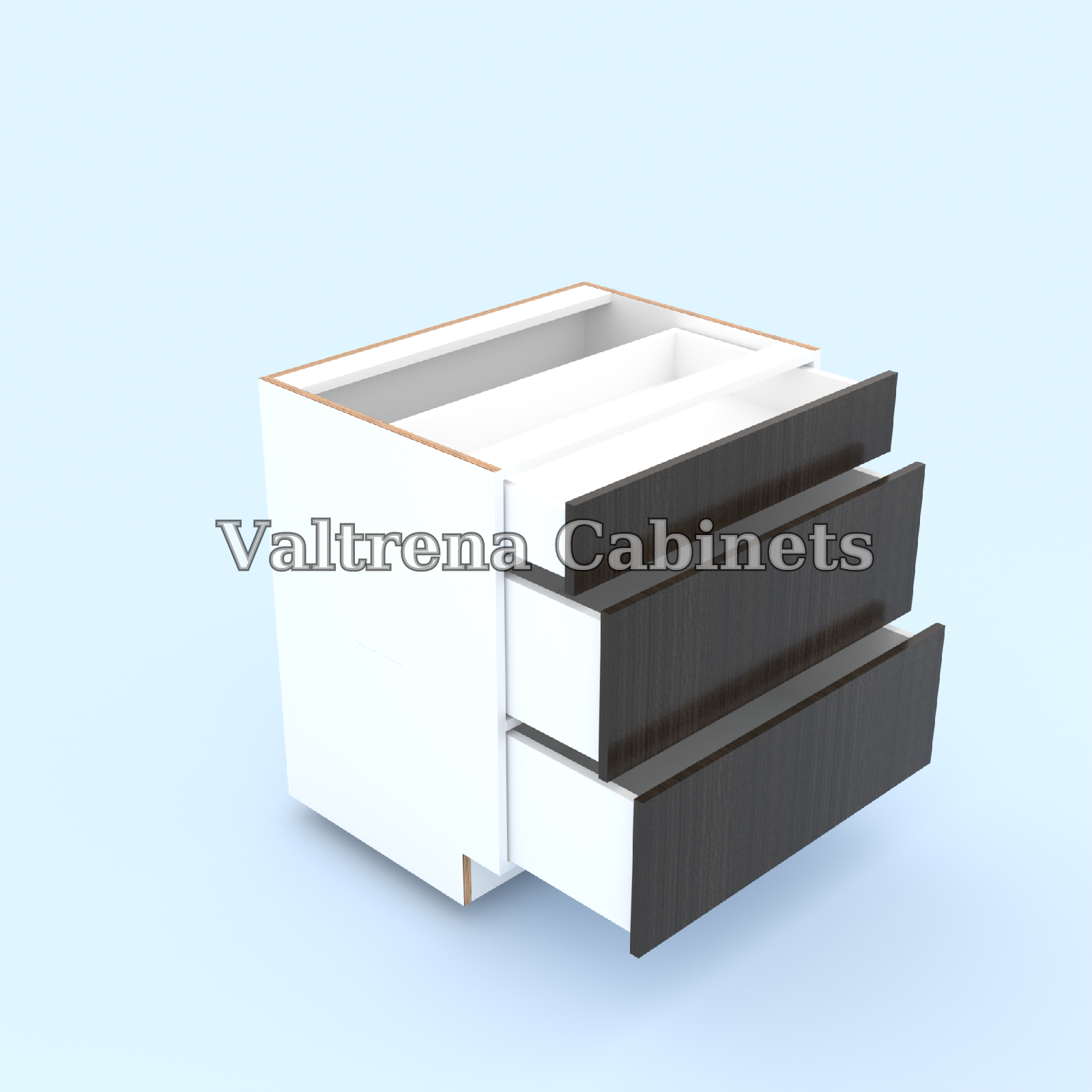 Three Drawer Base Cabinets - view 2 of 2