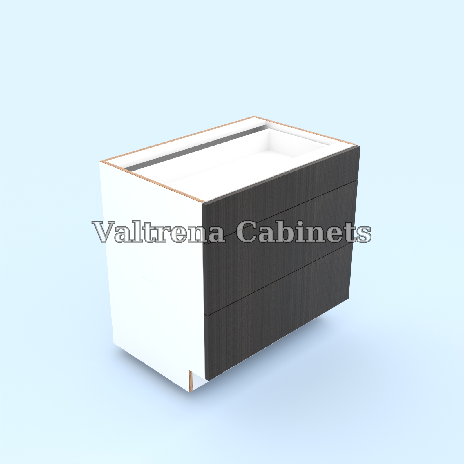 Three Drawer Base Cabinets