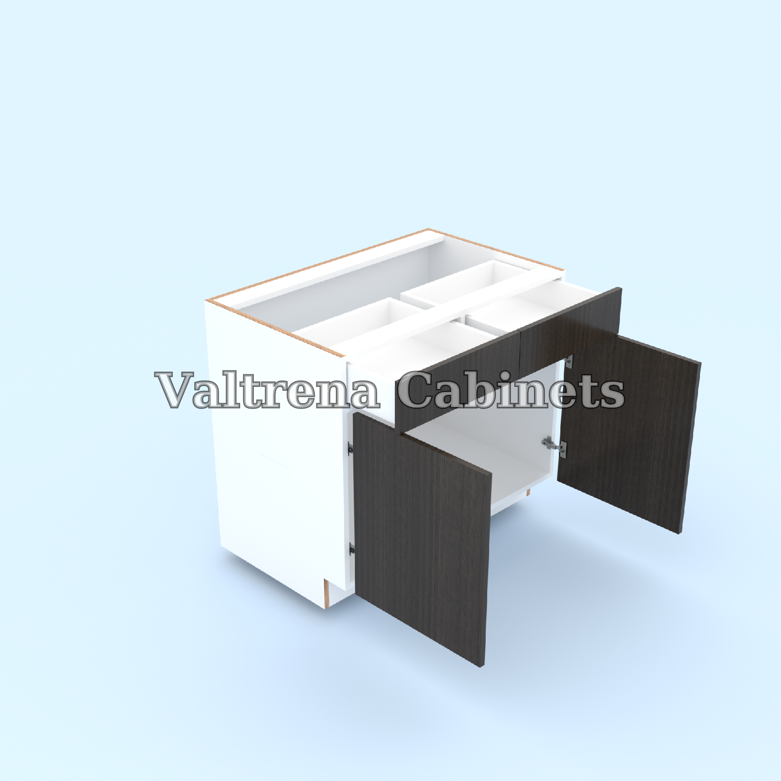 2 Door 2 Drawer Base Cabinet - view 2 of 2