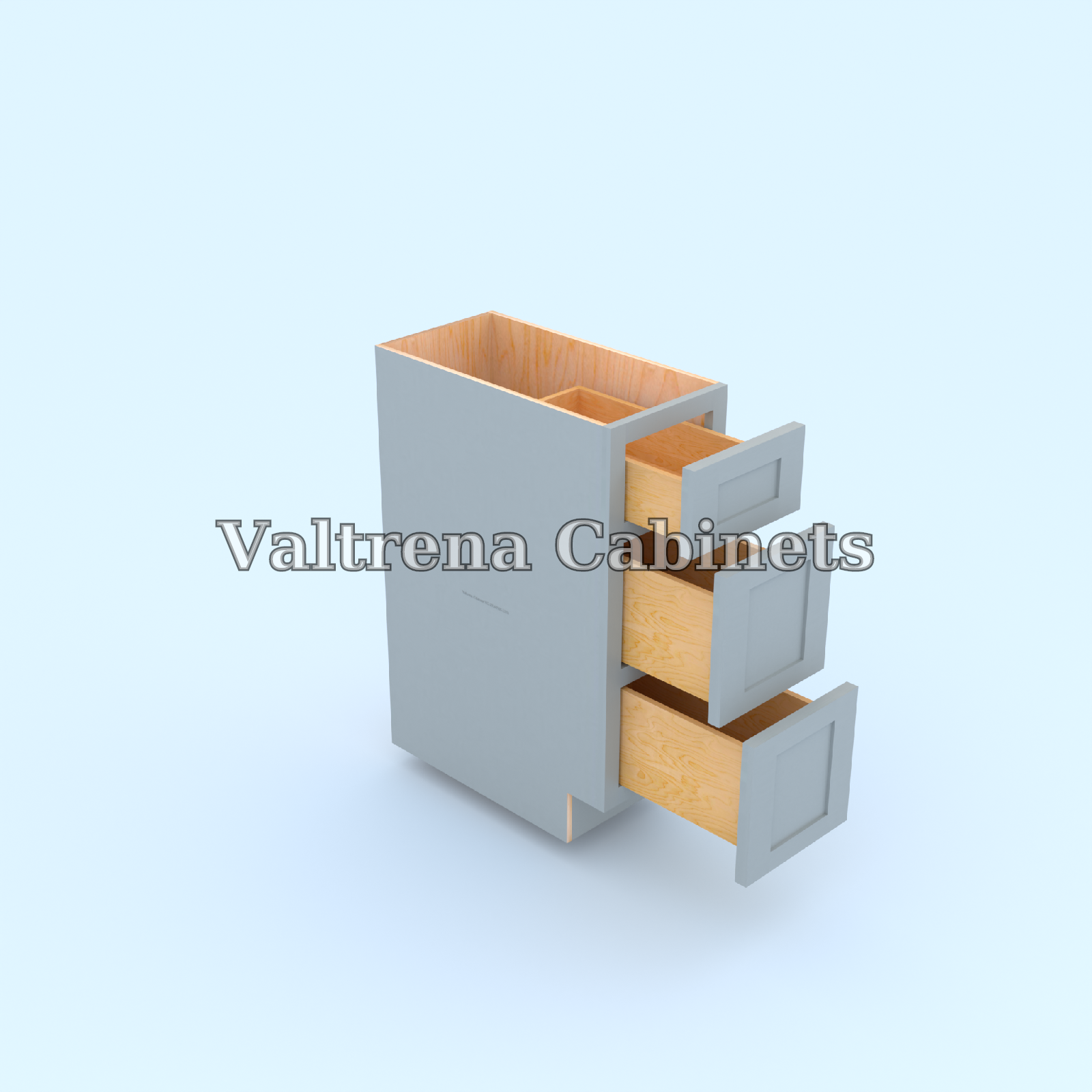 Three Drawer Base Cabinets - view 2 of 2