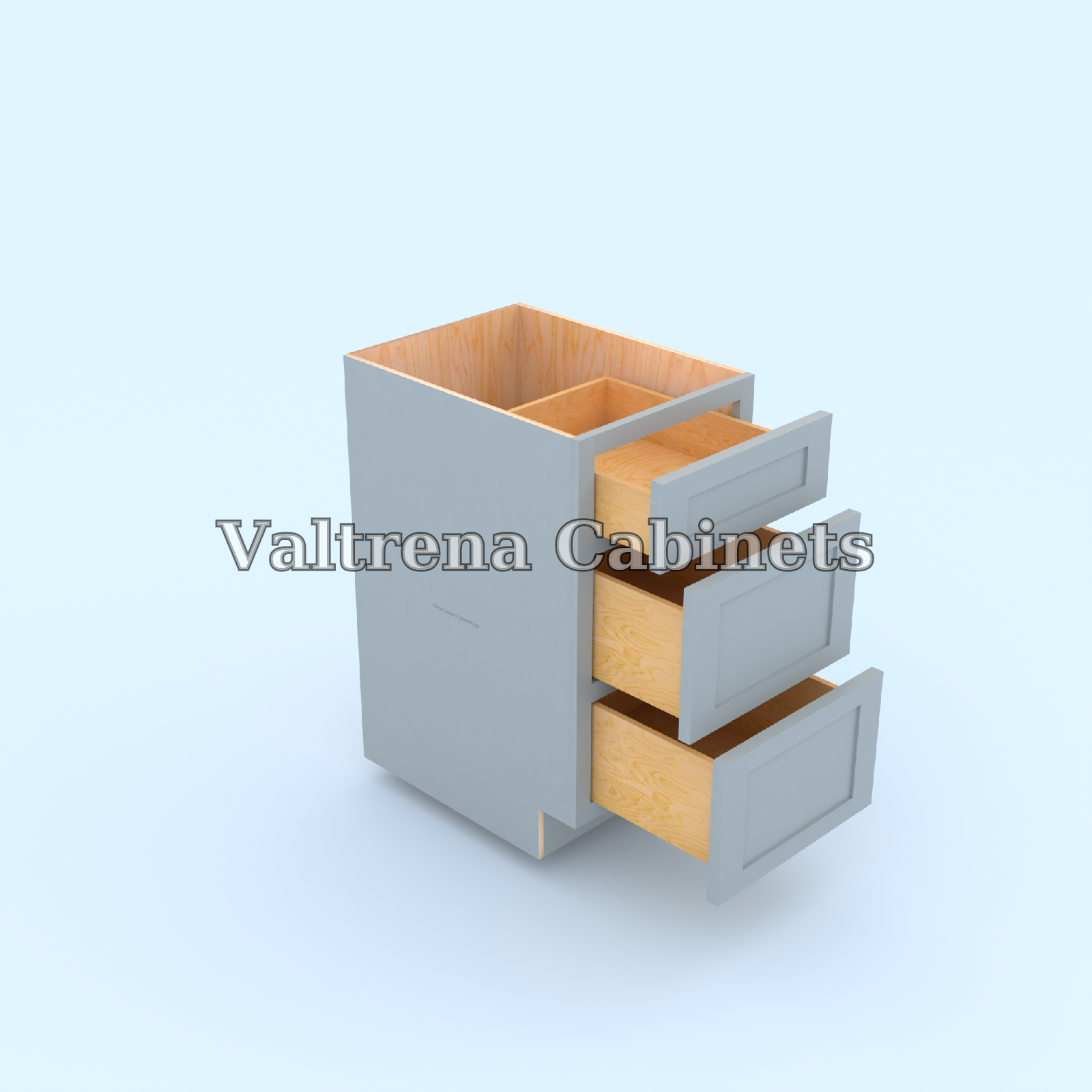 Three Drawer Base Cabinets - view 2 of 2
