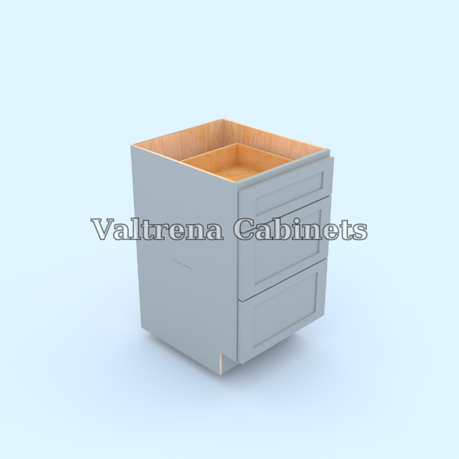 Three Drawer Base Cabinets