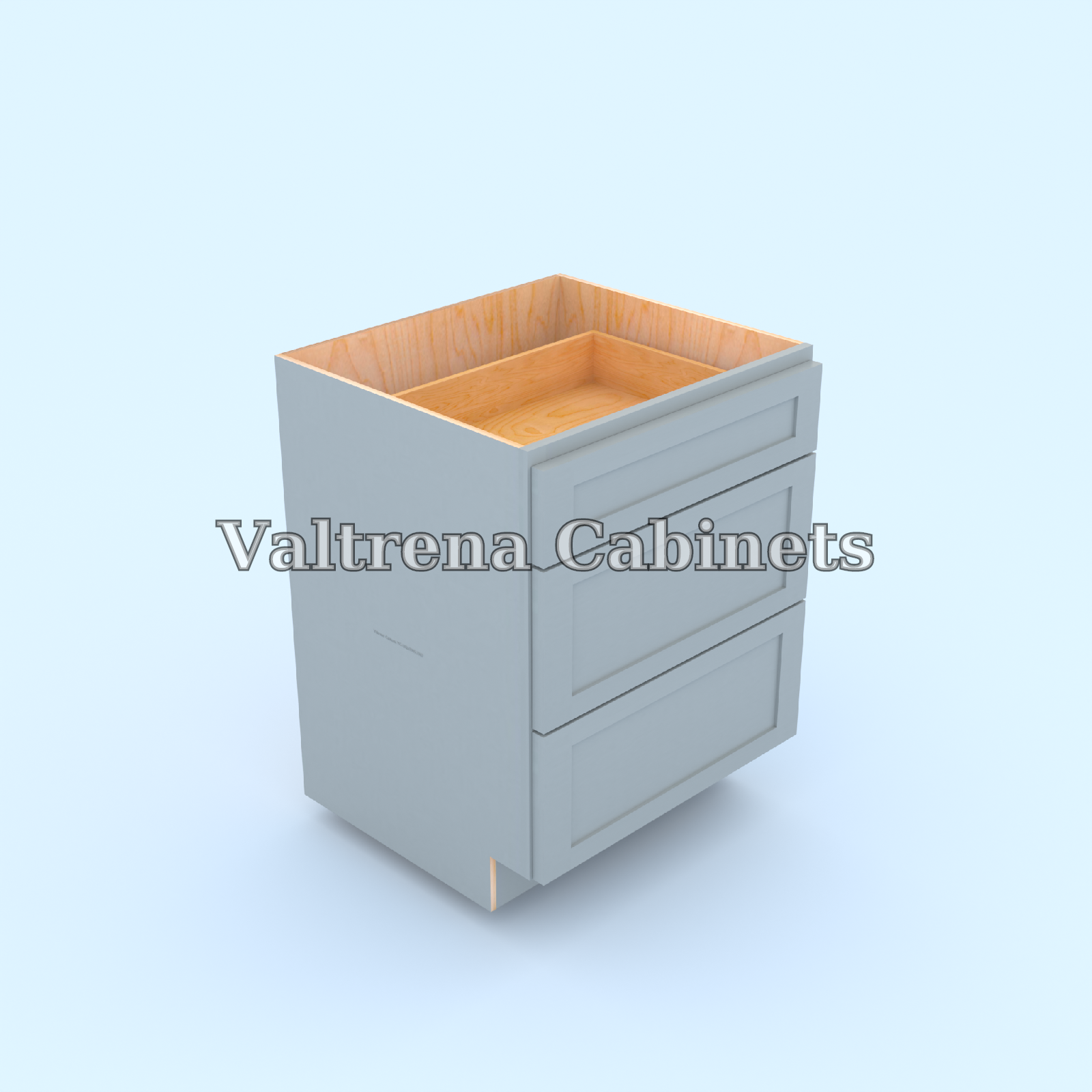 Three Drawer Base Cabinets