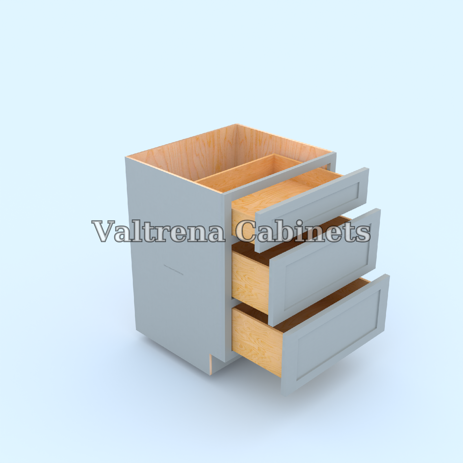 Three Drawer Base Cabinets - view 2 of 2