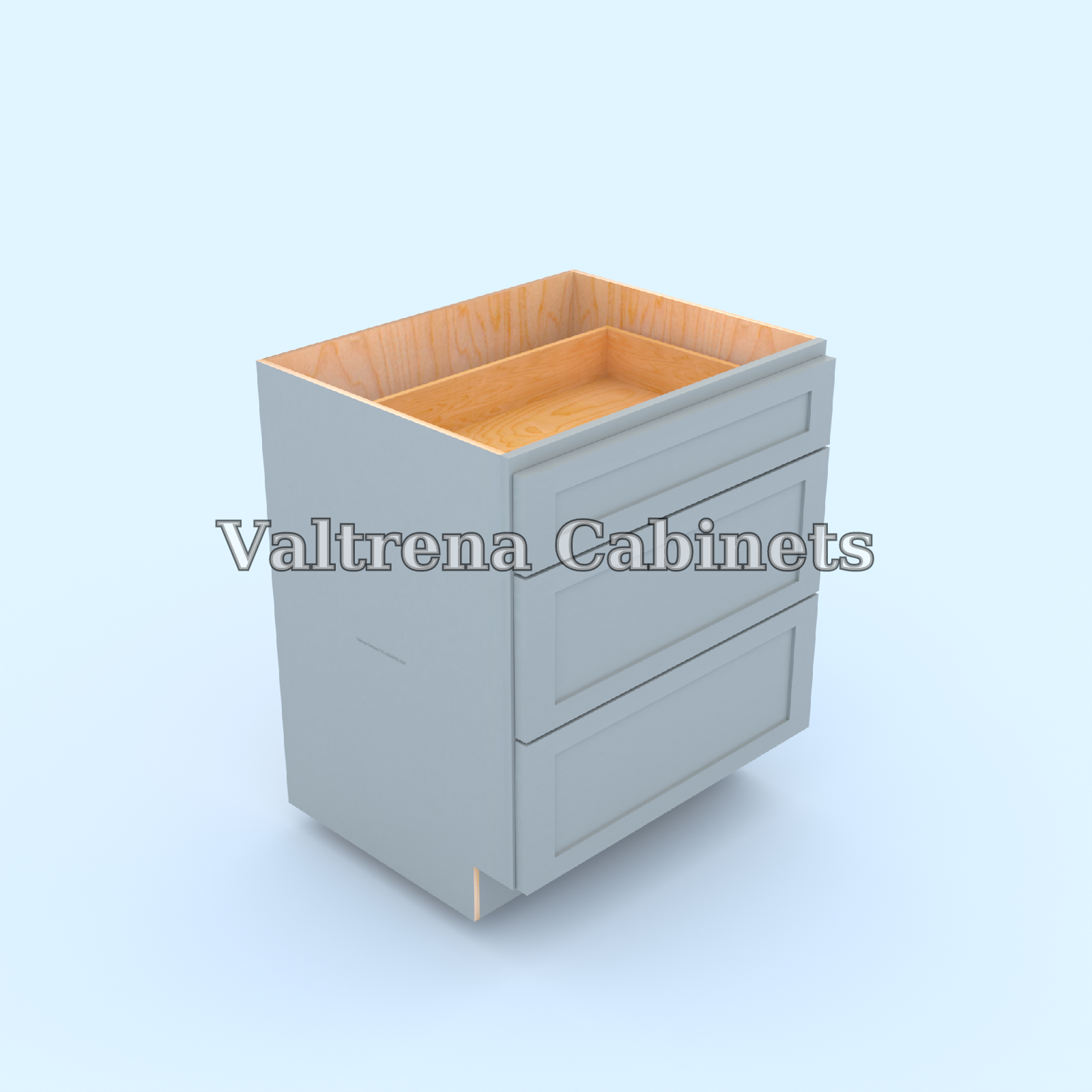 Three Drawer Base Cabinets