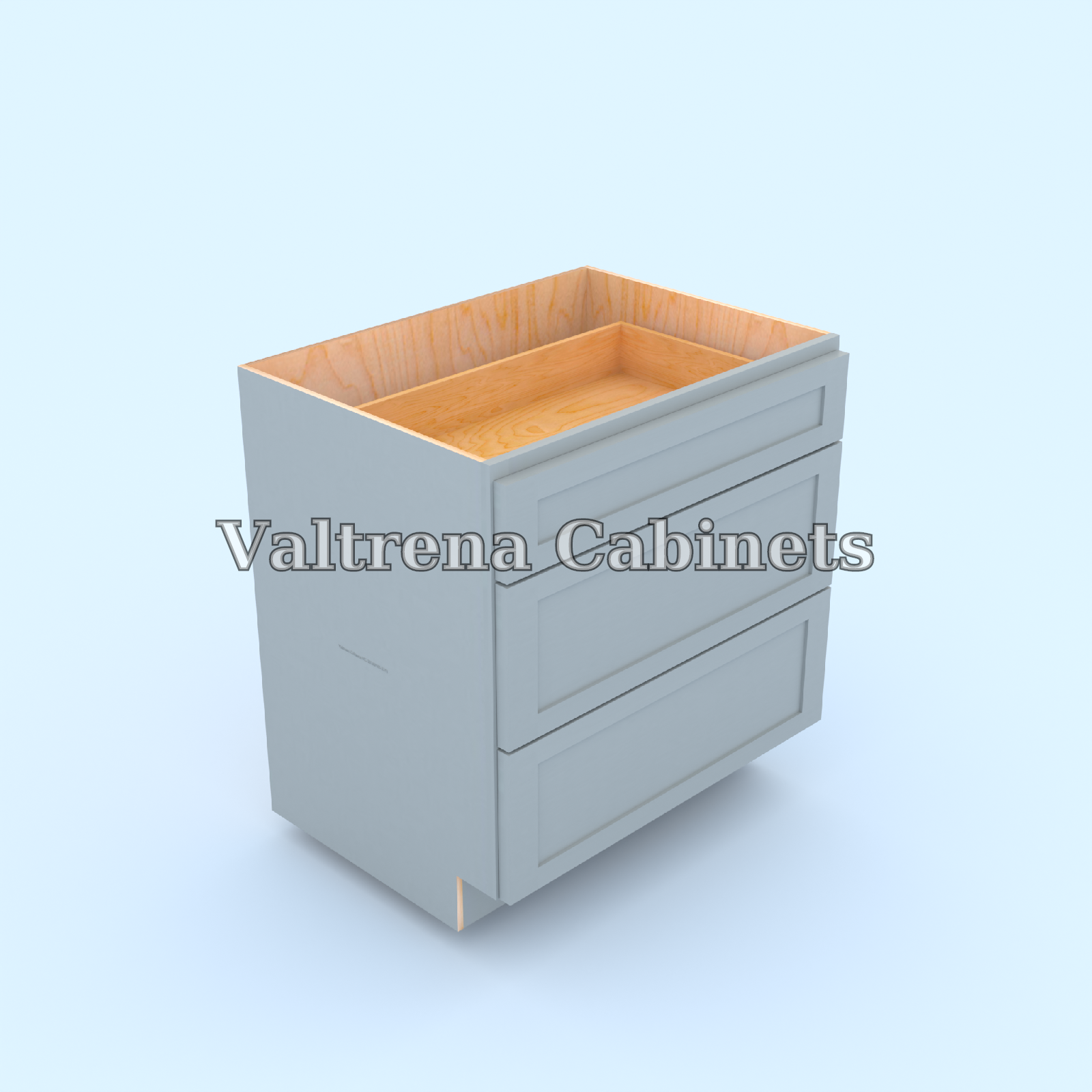Three Drawer Base Cabinets