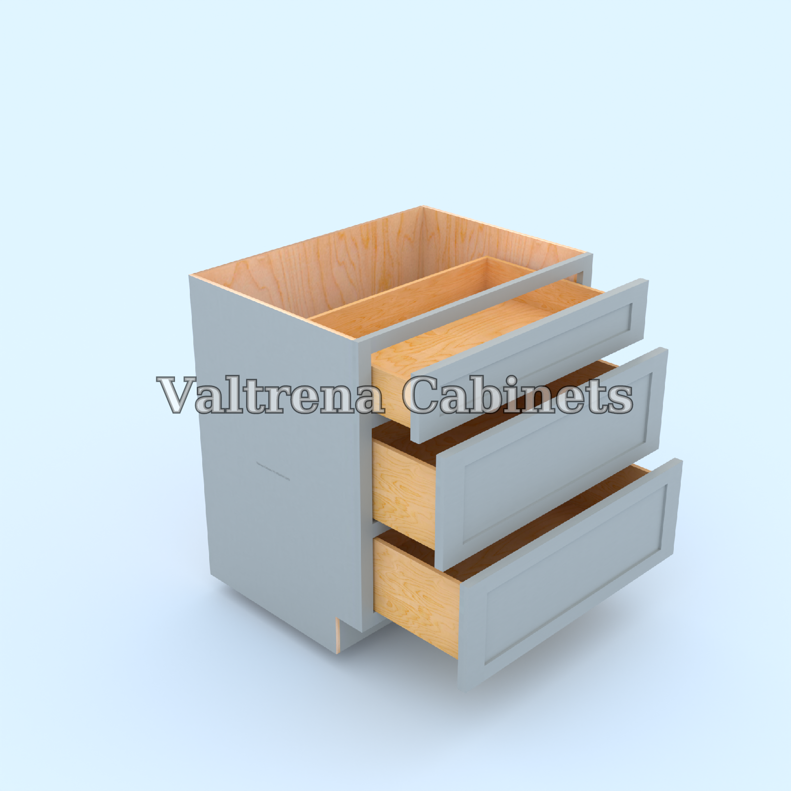 Three Drawer Base Cabinets - view 2 of 2