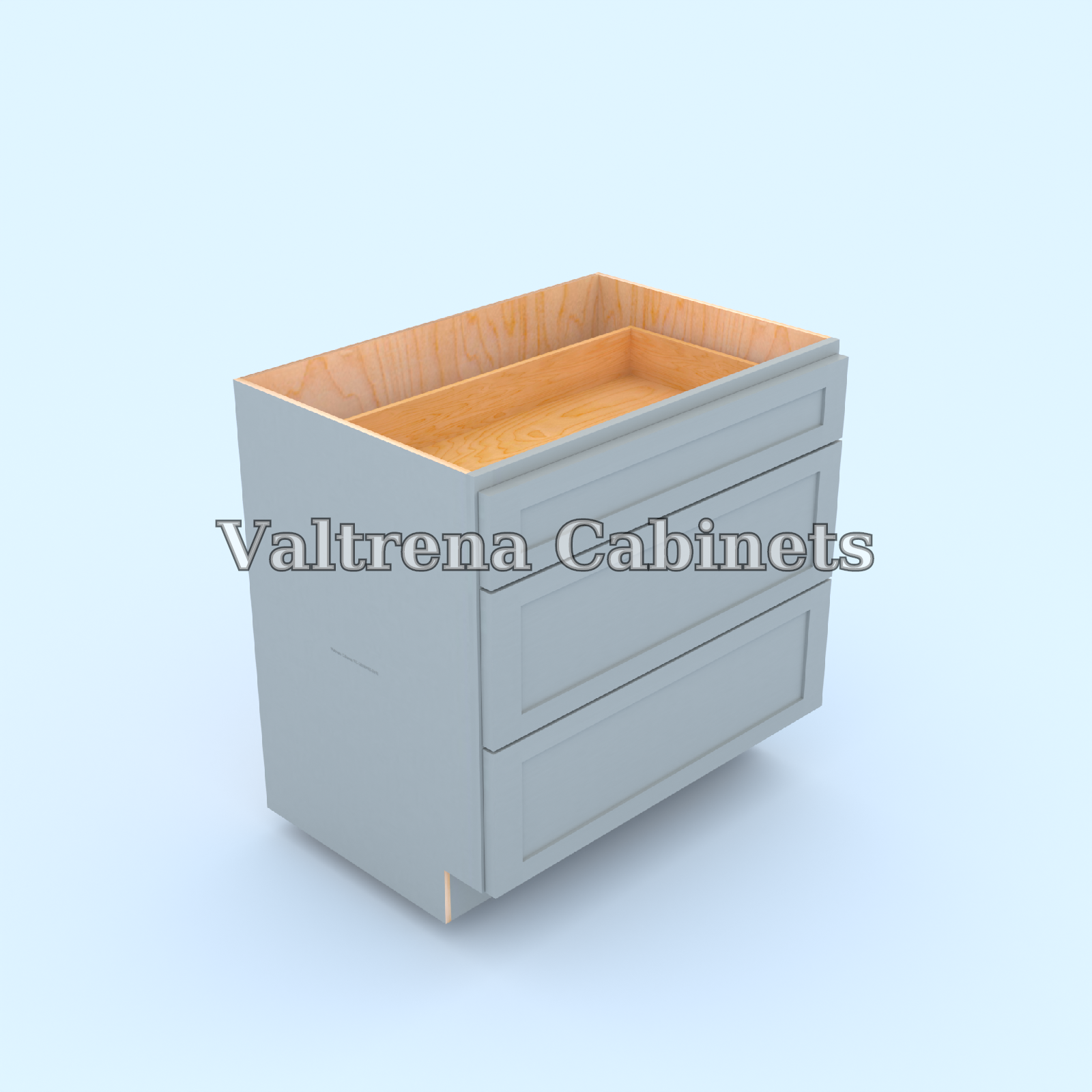 Three Drawer Base Cabinets