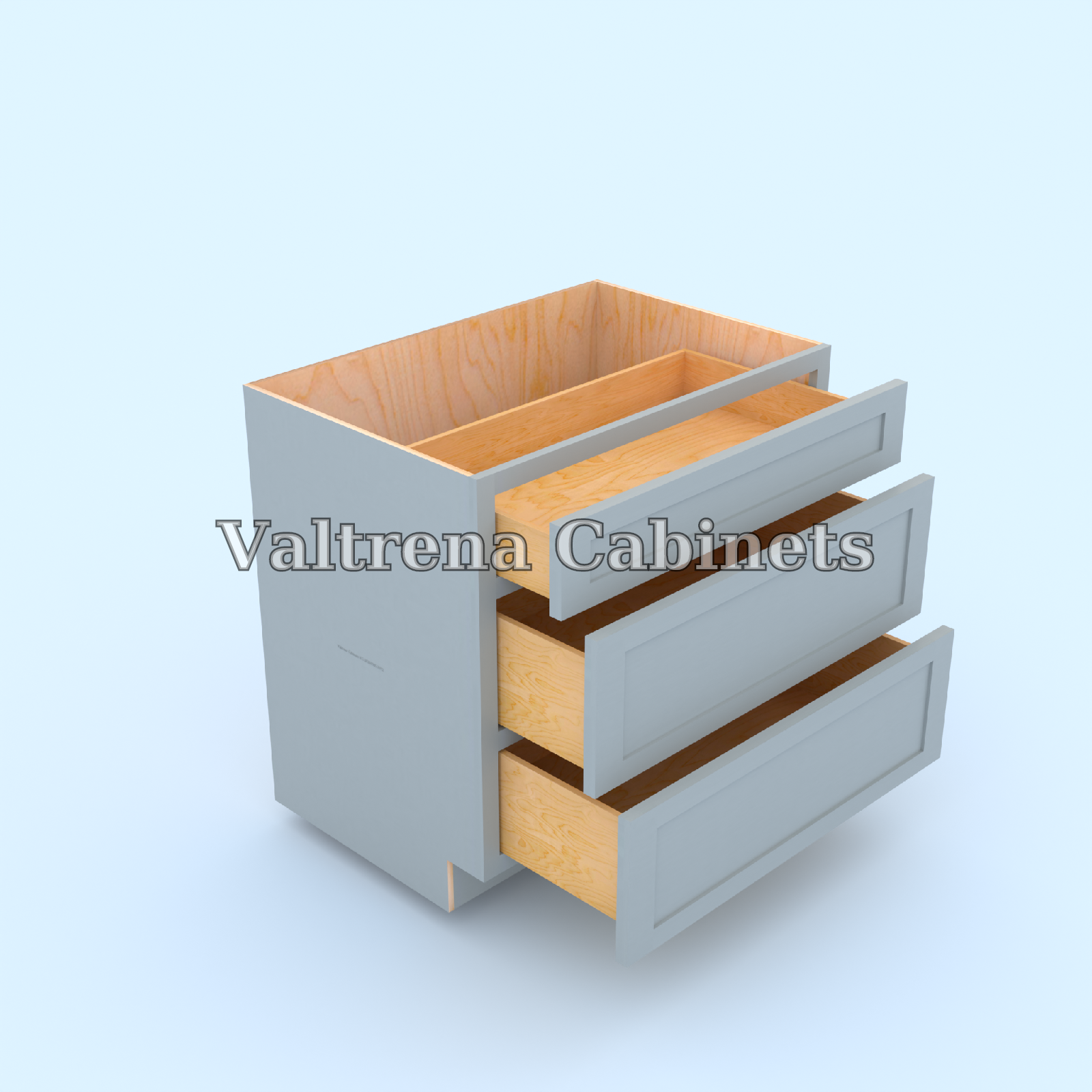 Three Drawer Base Cabinets - view 2 of 2