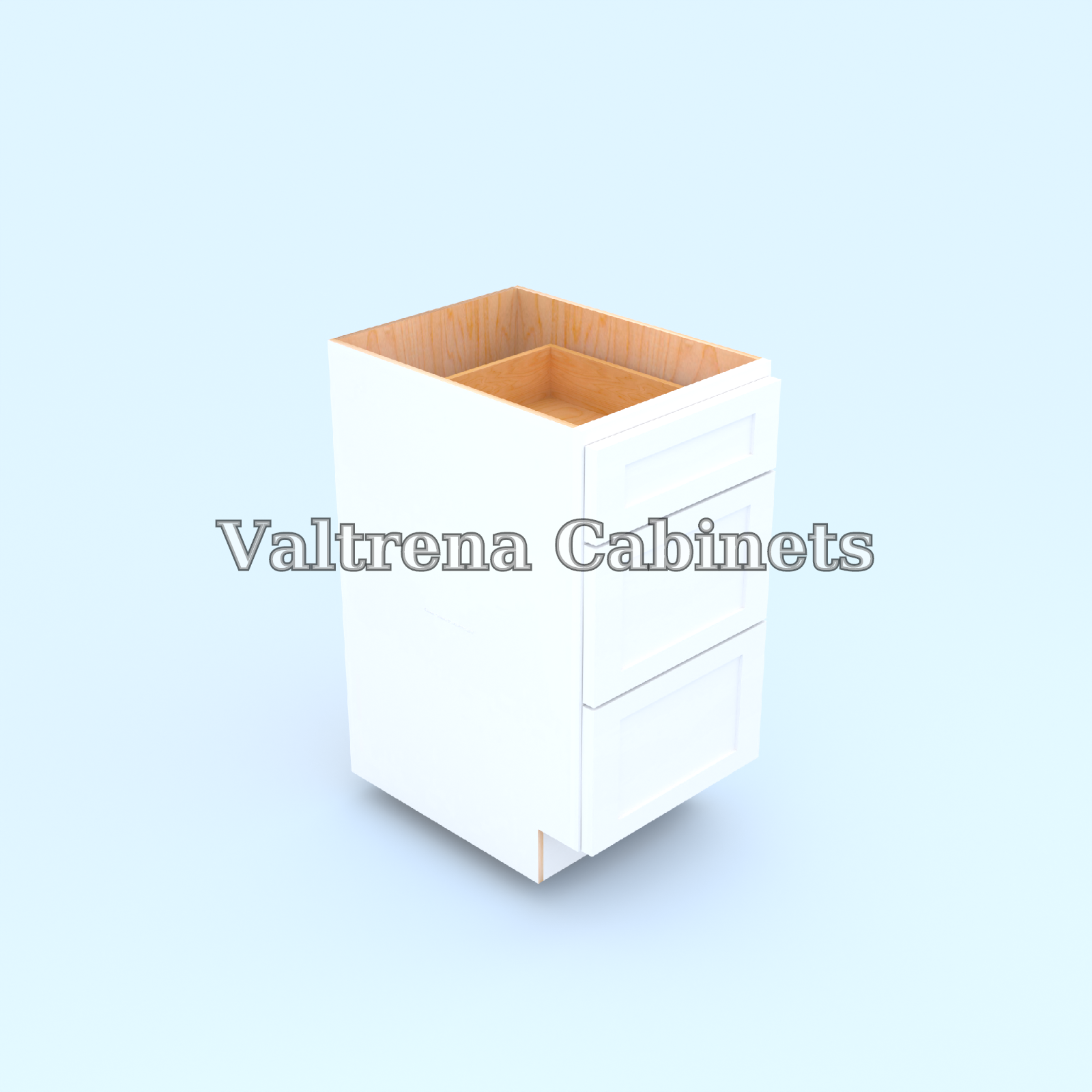 Three Drawer Base Cabinets