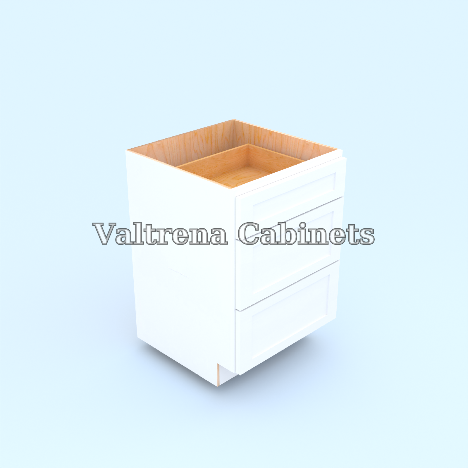 Three Drawer Base Cabinets