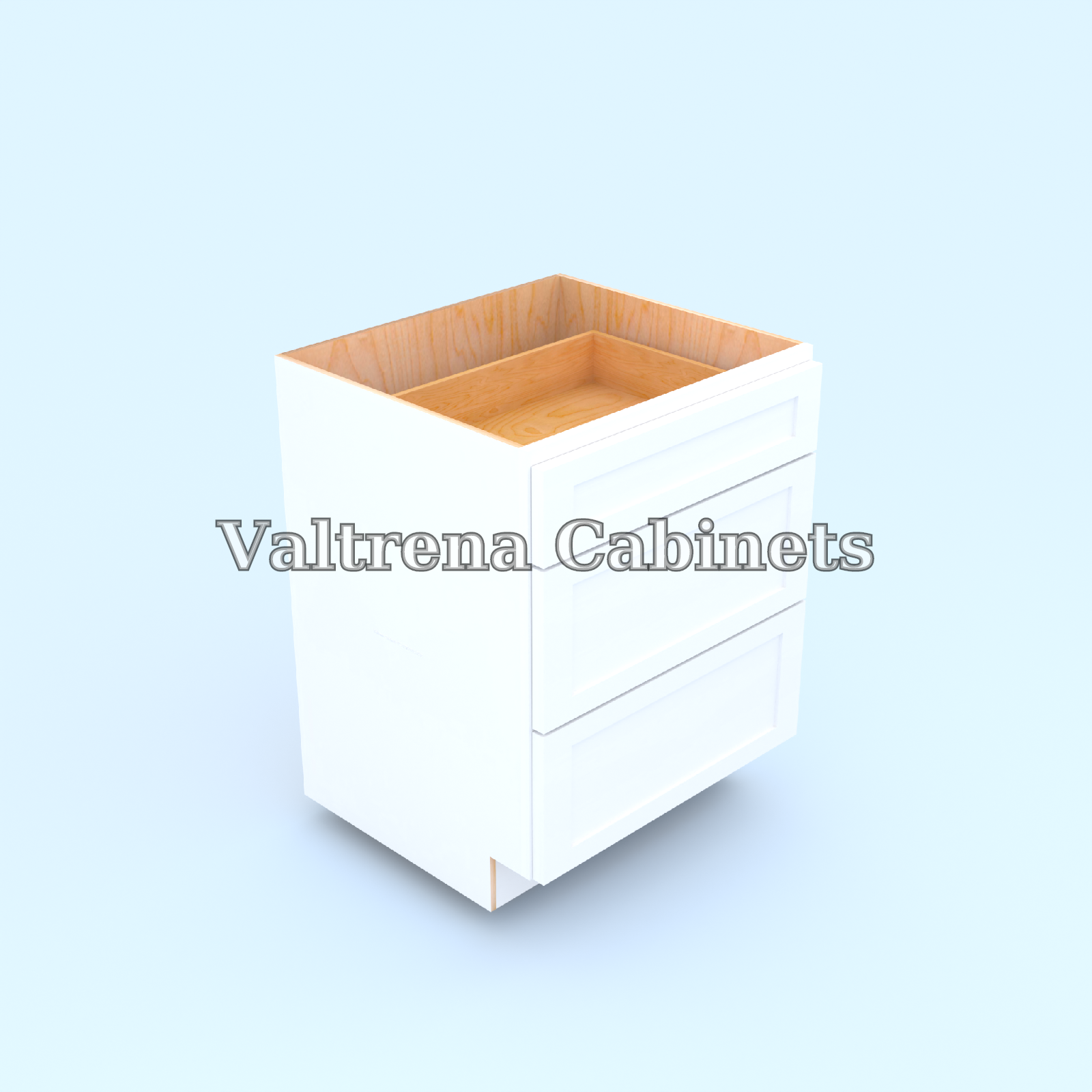 Three Drawer Base Cabinets