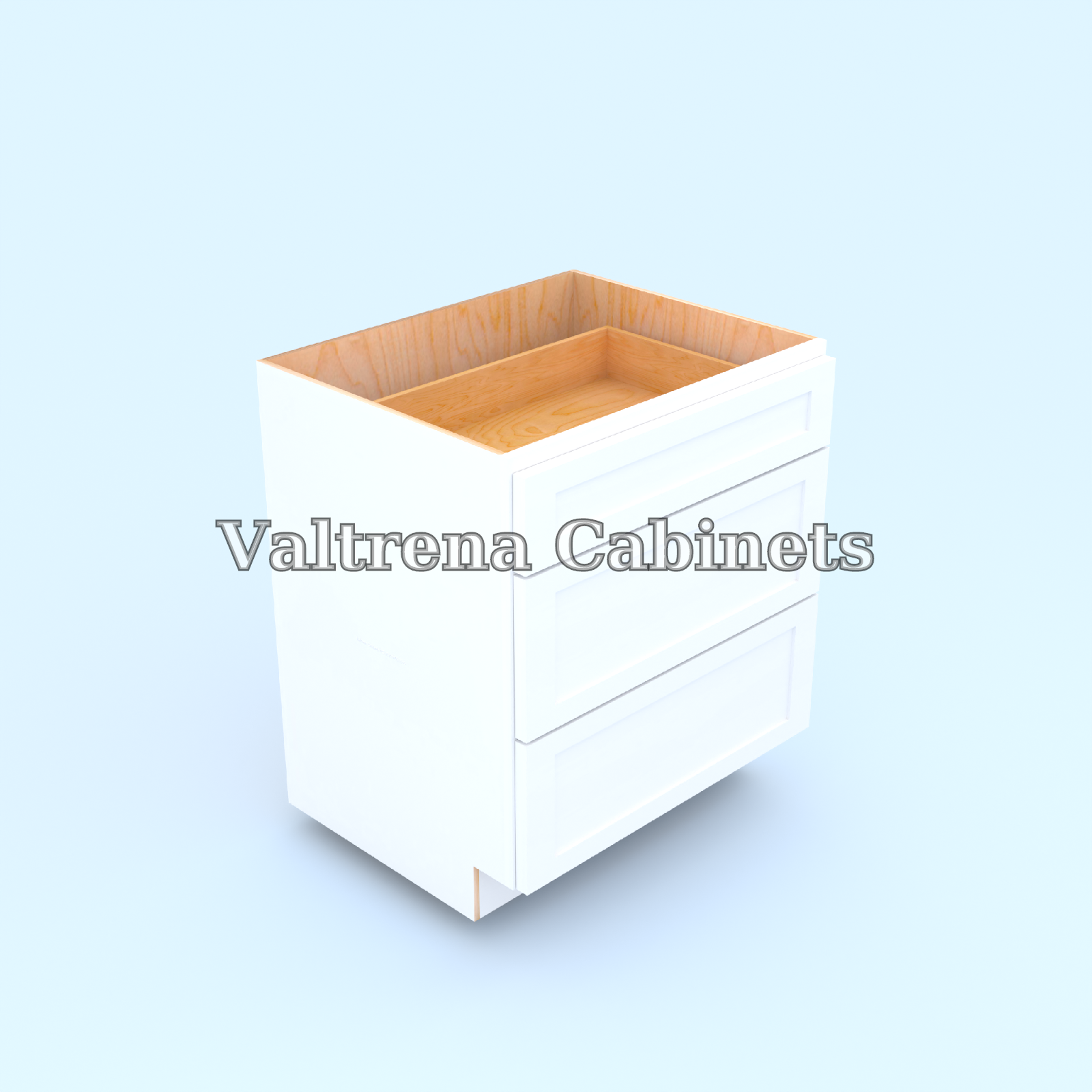 Three Drawer Base Cabinets