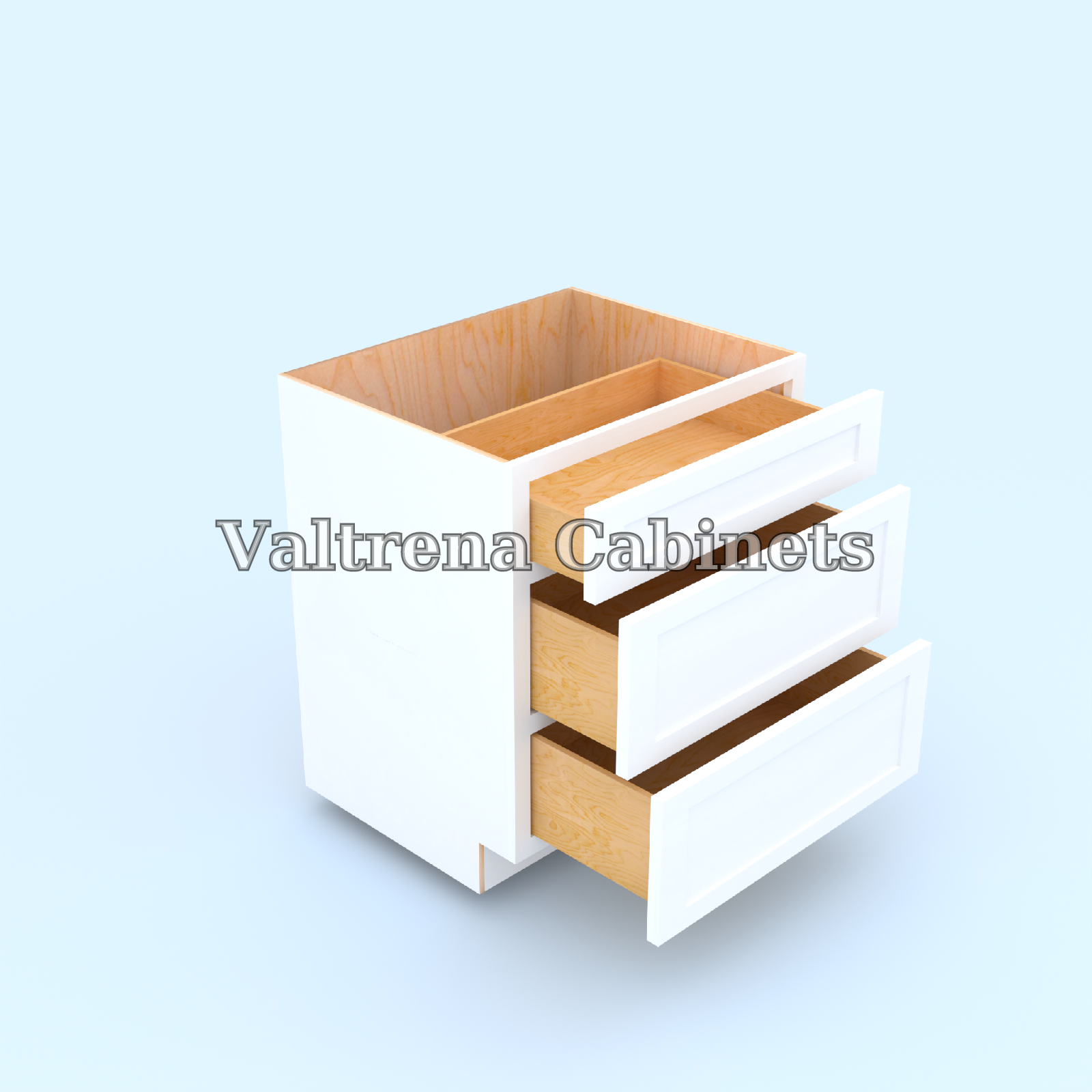 Three Drawer Base Cabinets - view 2 of 2