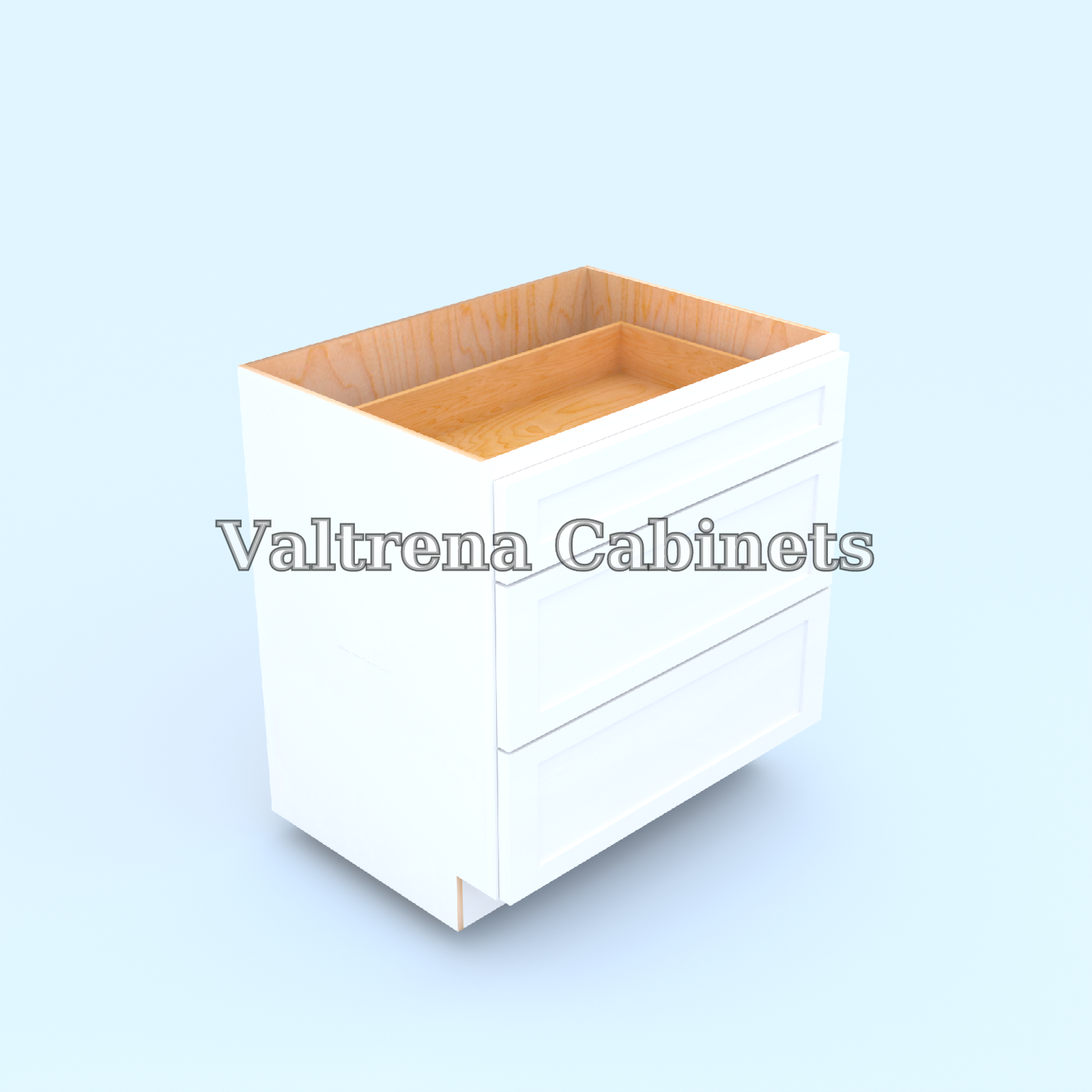 Three Drawer Base Cabinets