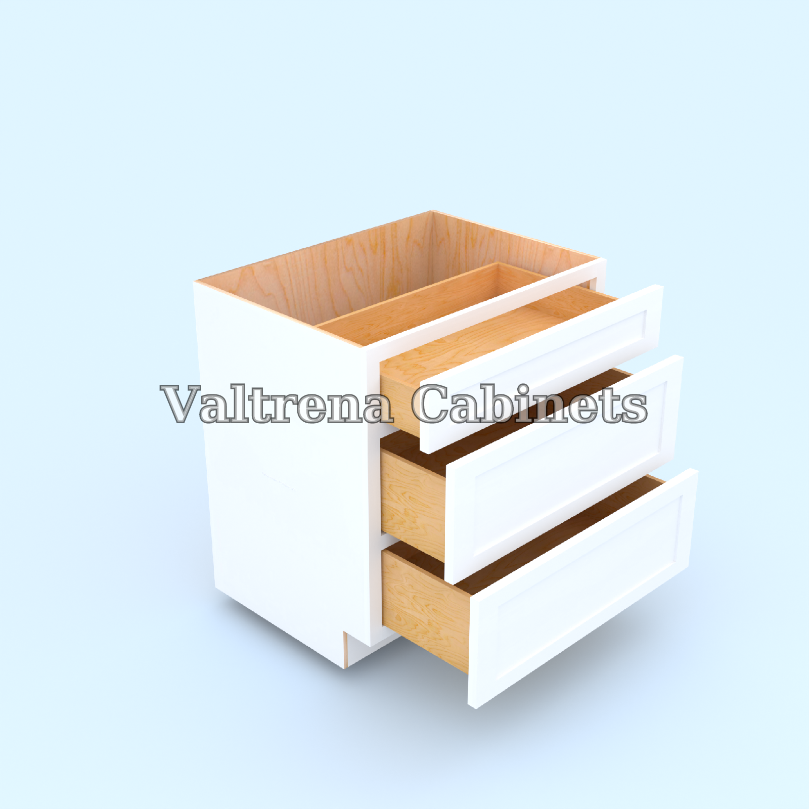 Three Drawer Base Cabinets - view 2 of 2