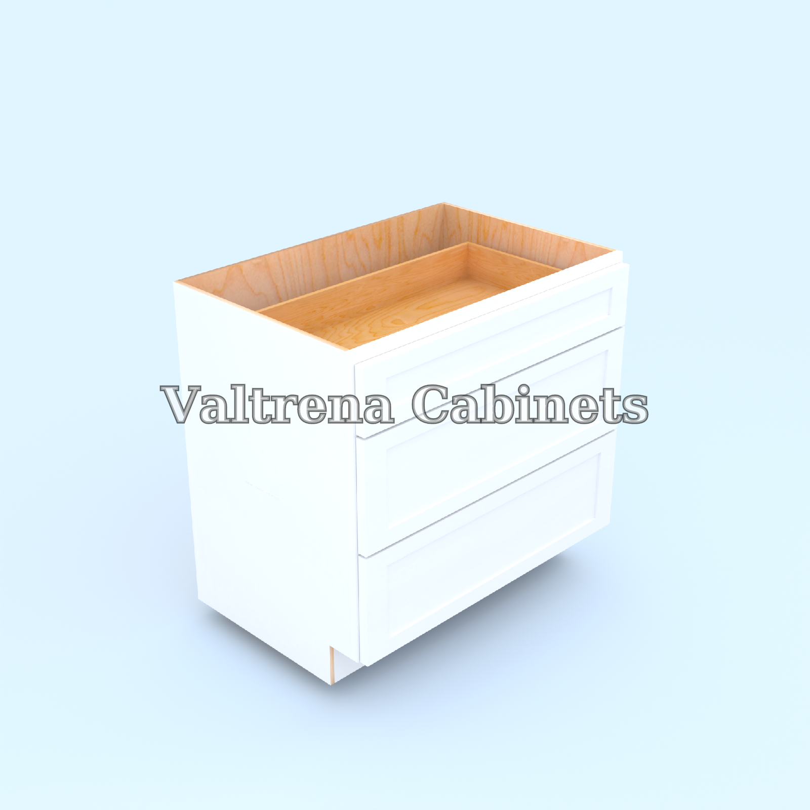 Three Drawer Base Cabinets