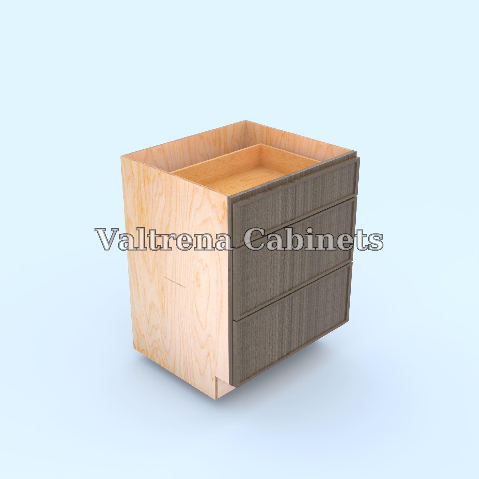 Three Drawer Base Cabinets