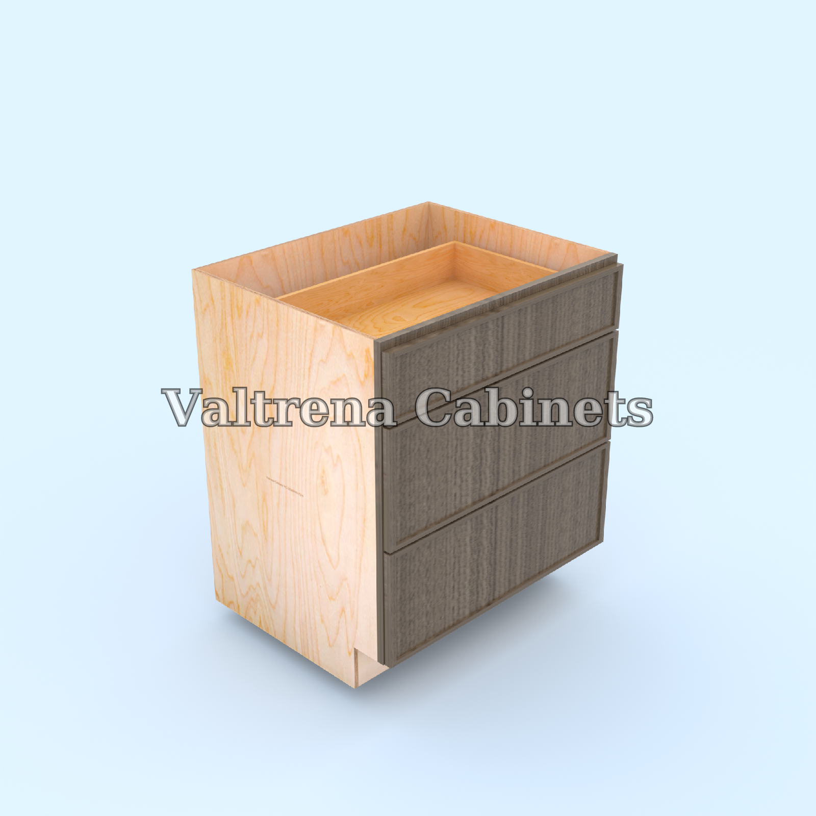 Three Drawer Base Cabinets