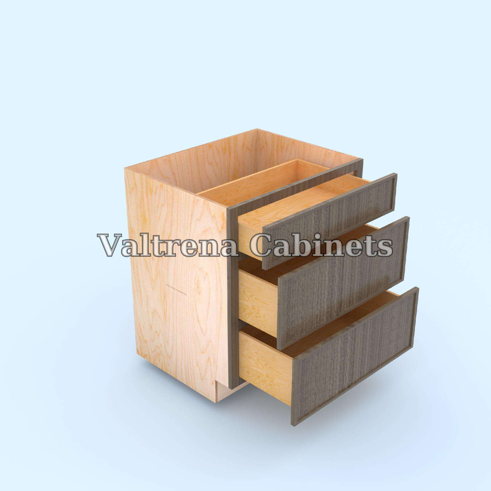 Three Drawer Base Cabinets - view 2 of 2