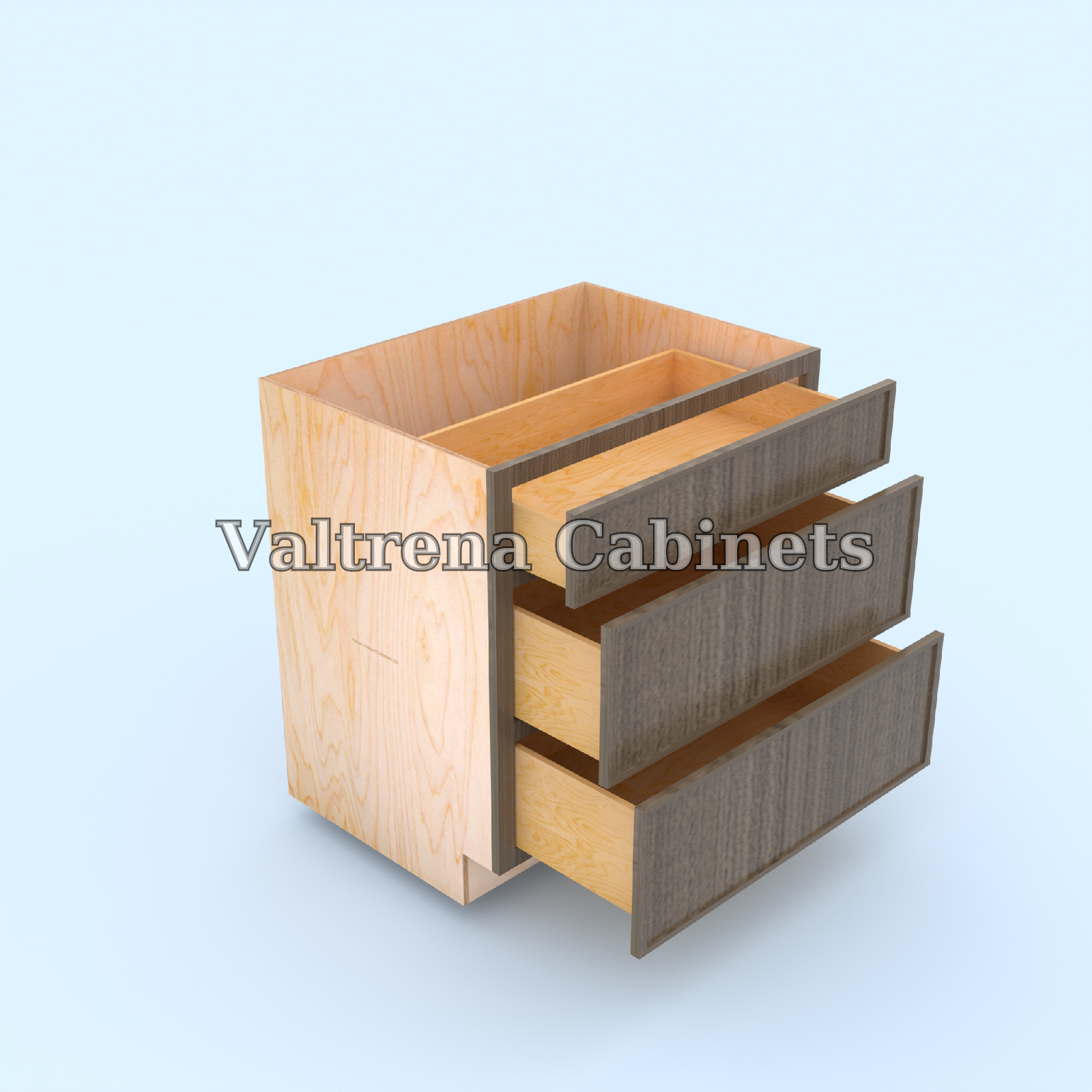 Three Drawer Base Cabinets - view 2 of 2