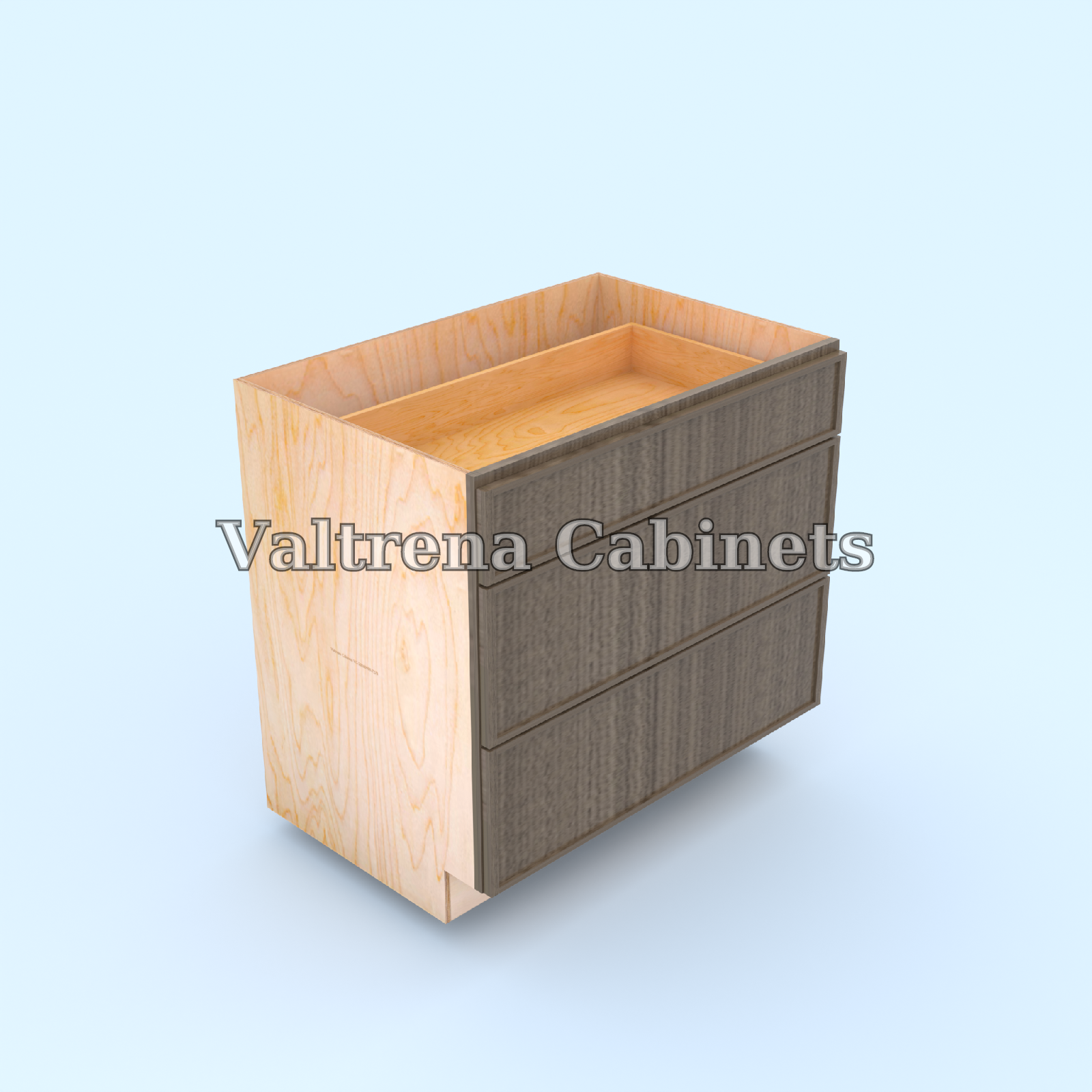 Three Drawer Base Cabinets