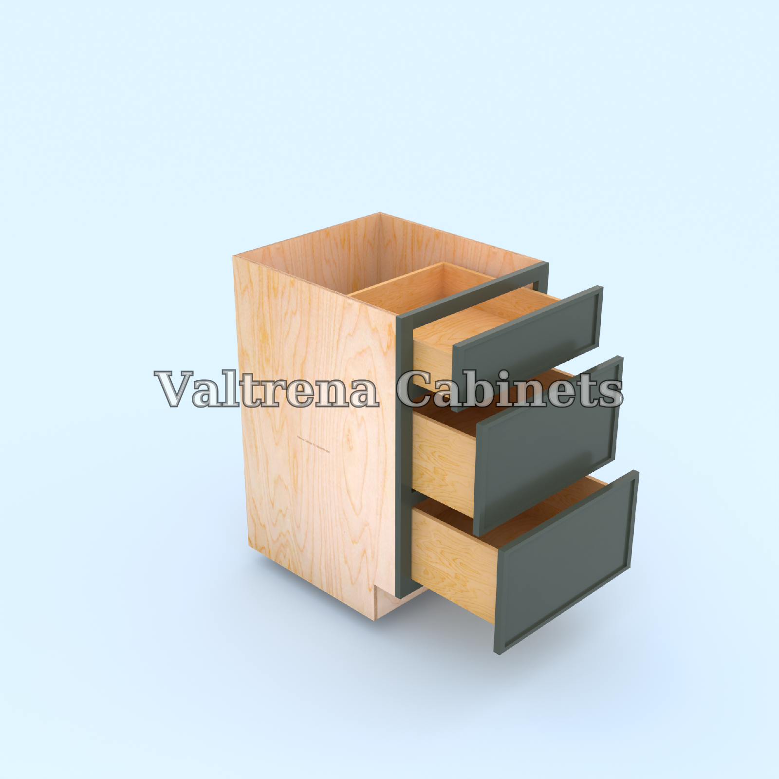 Three Drawer Base Cabinets - view 2 of 2