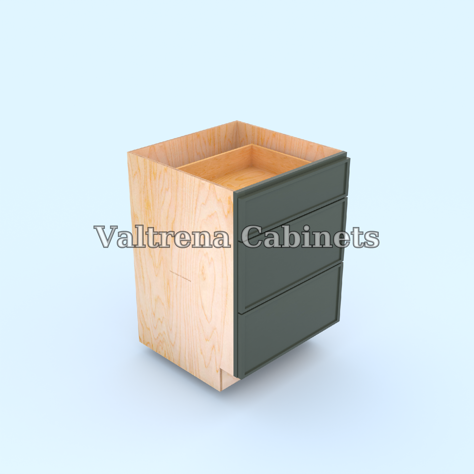 Three Drawer Base Cabinets