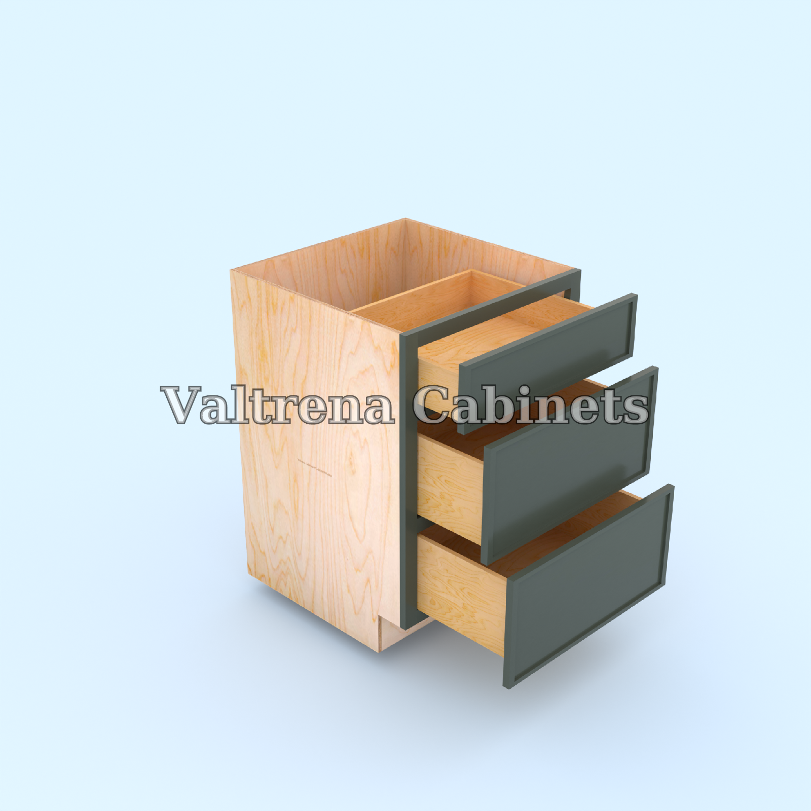 Three Drawer Base Cabinets - view 2 of 2