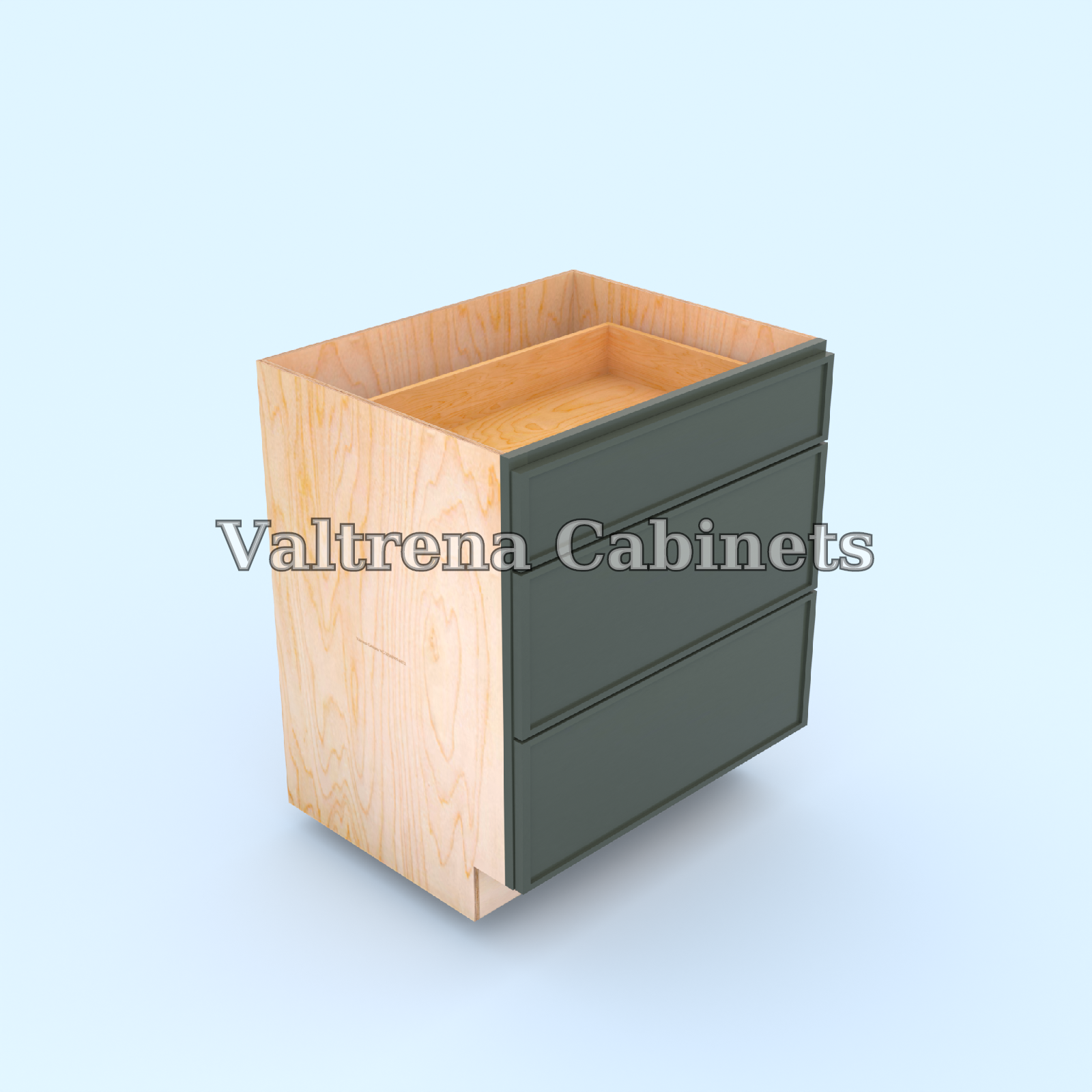 Three Drawer Base Cabinets