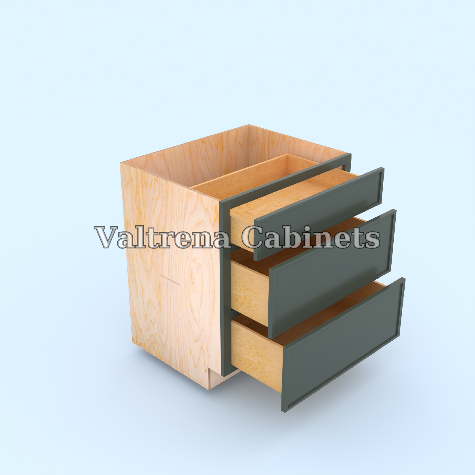 Three Drawer Base Cabinets - view 2 of 2