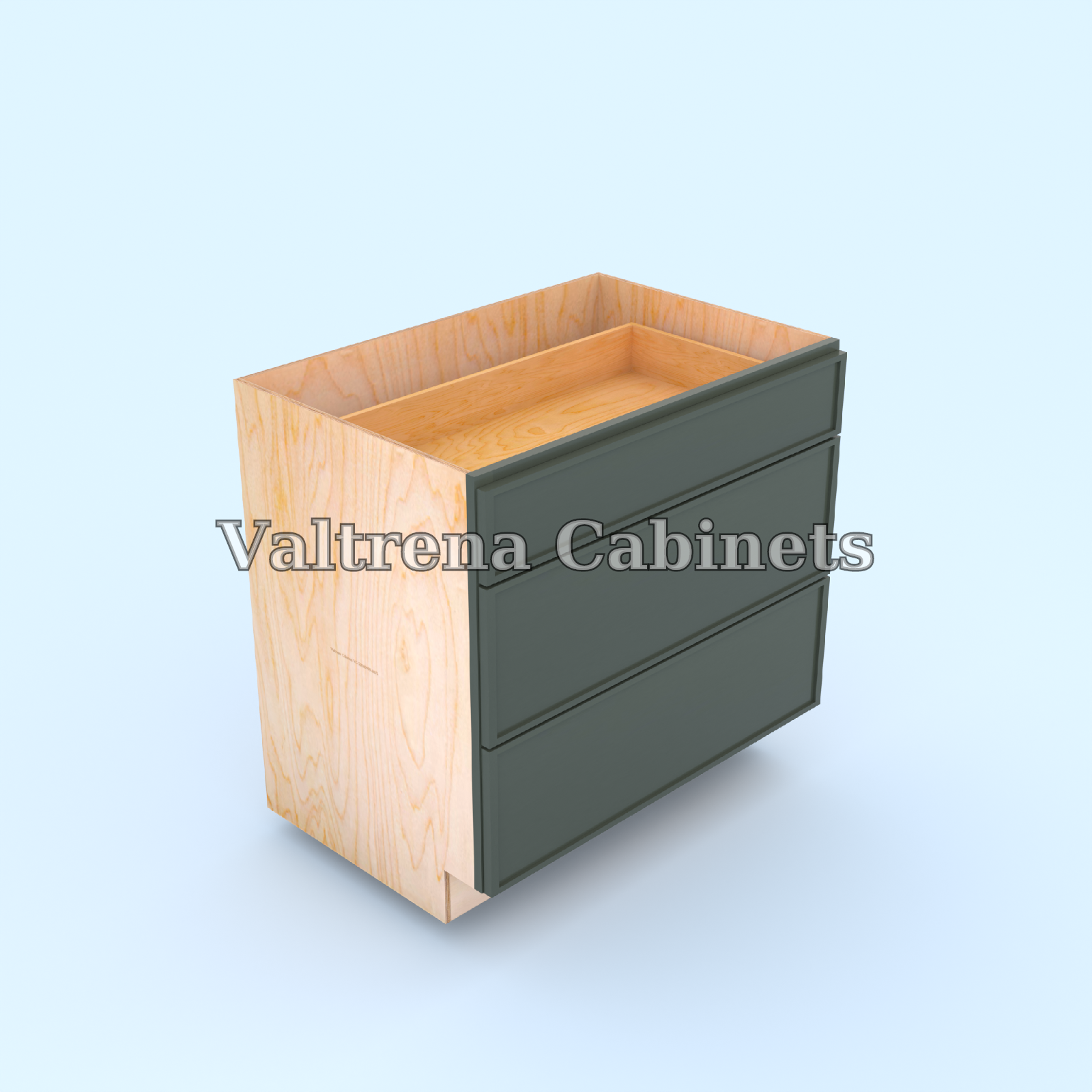Three Drawer Base Cabinets