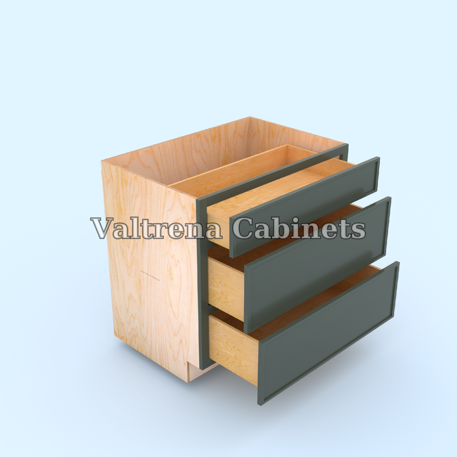 Three Drawer Base Cabinets - view 2 of 2
