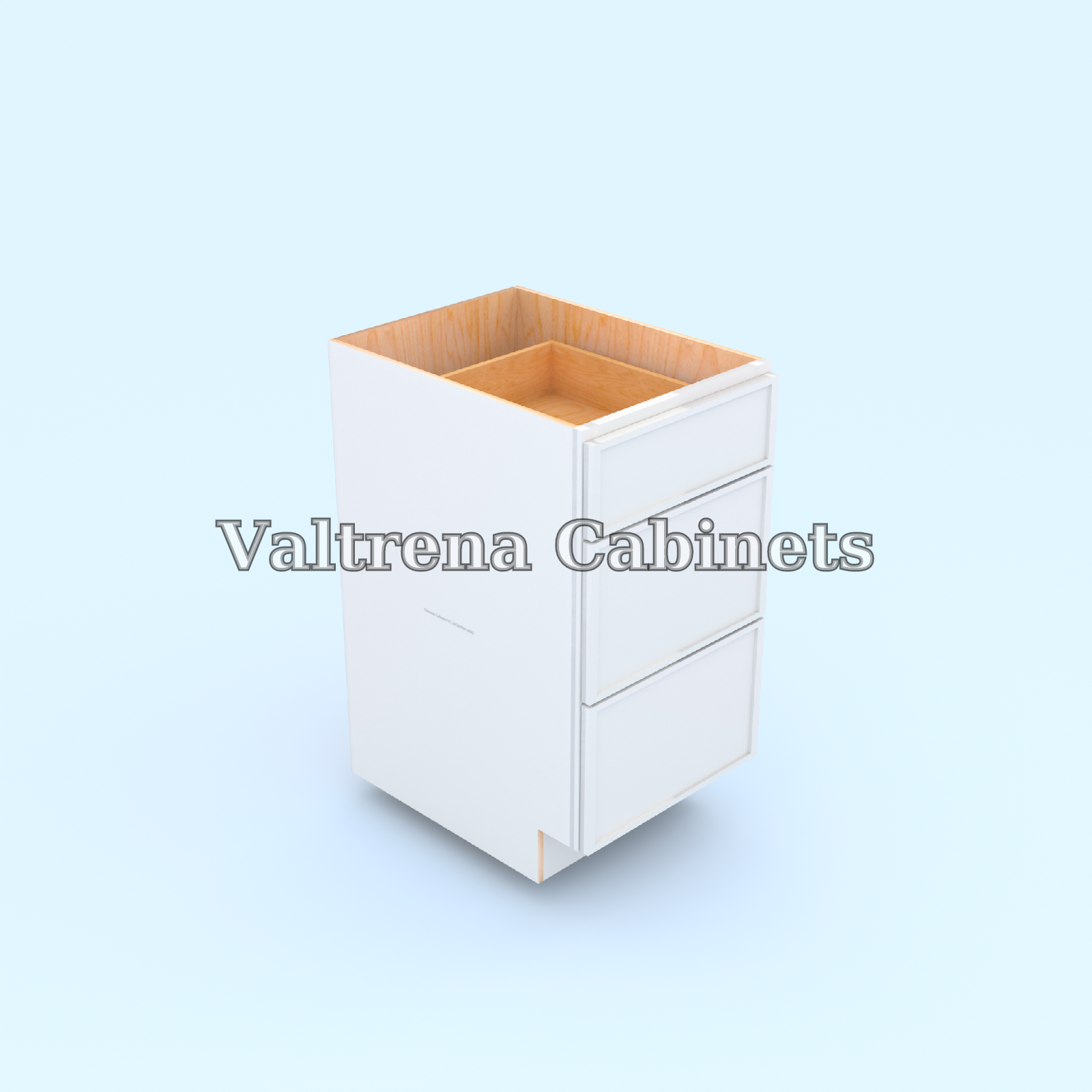 Three Drawer Base Cabinets
