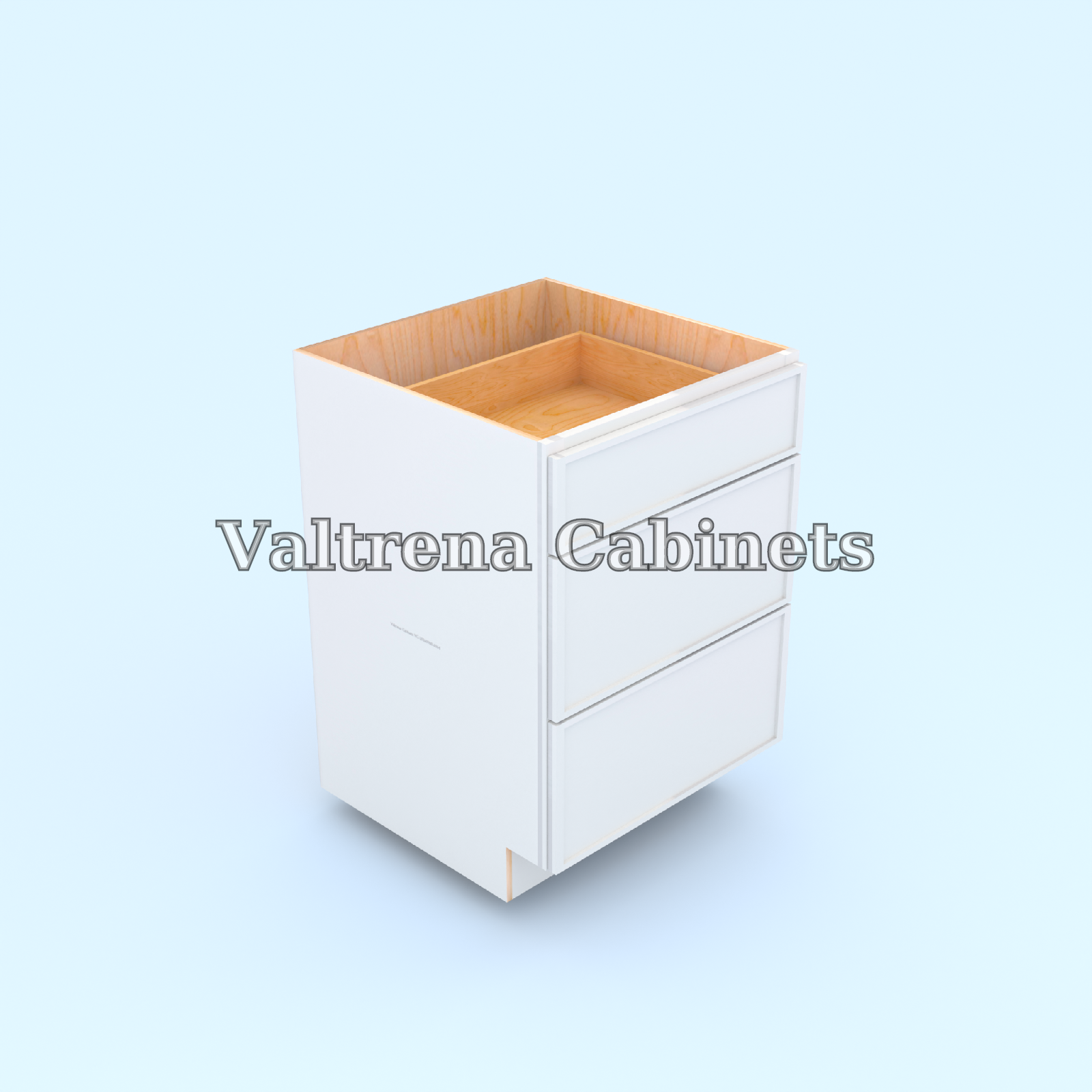 Three Drawer Base Cabinets