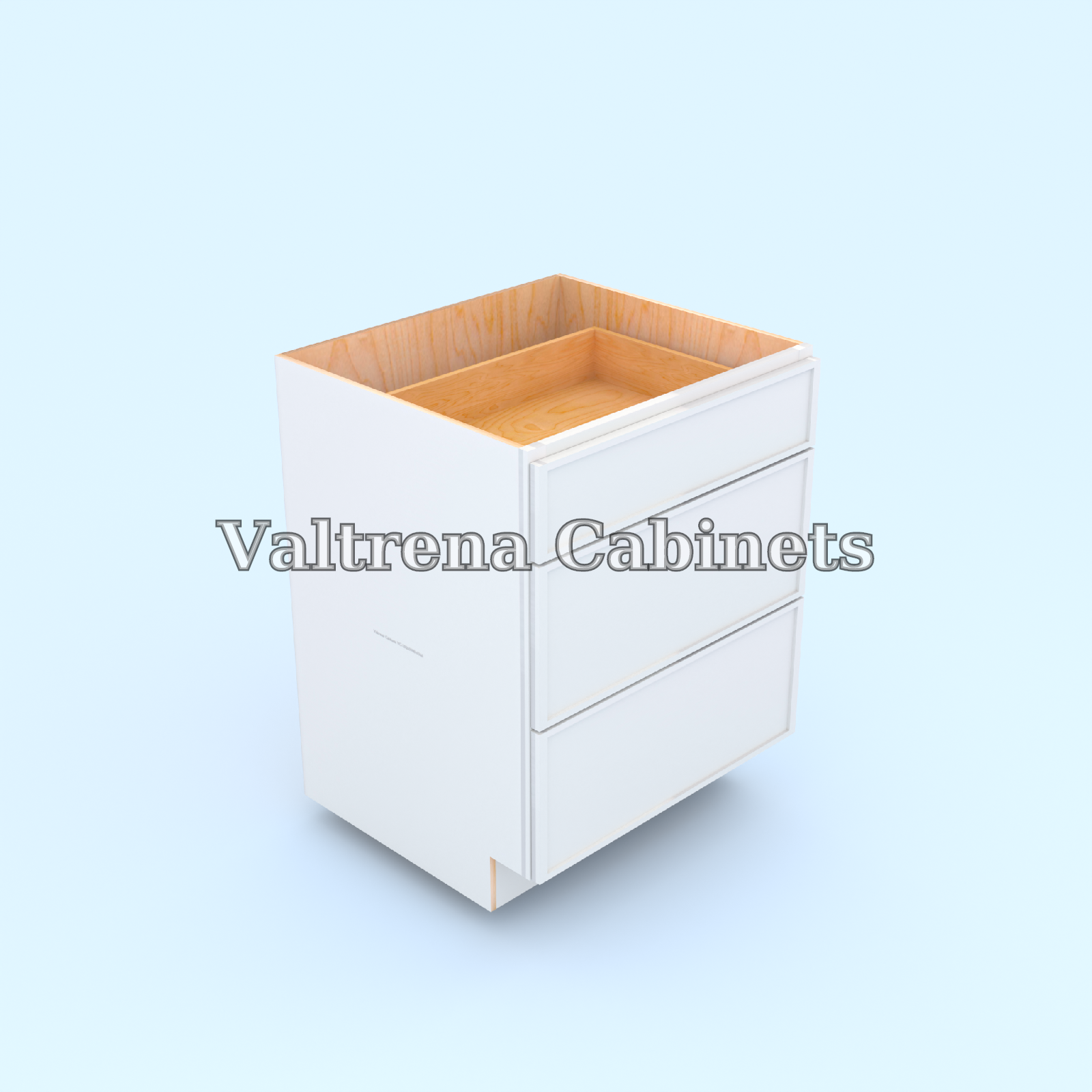 Three Drawer Base Cabinets