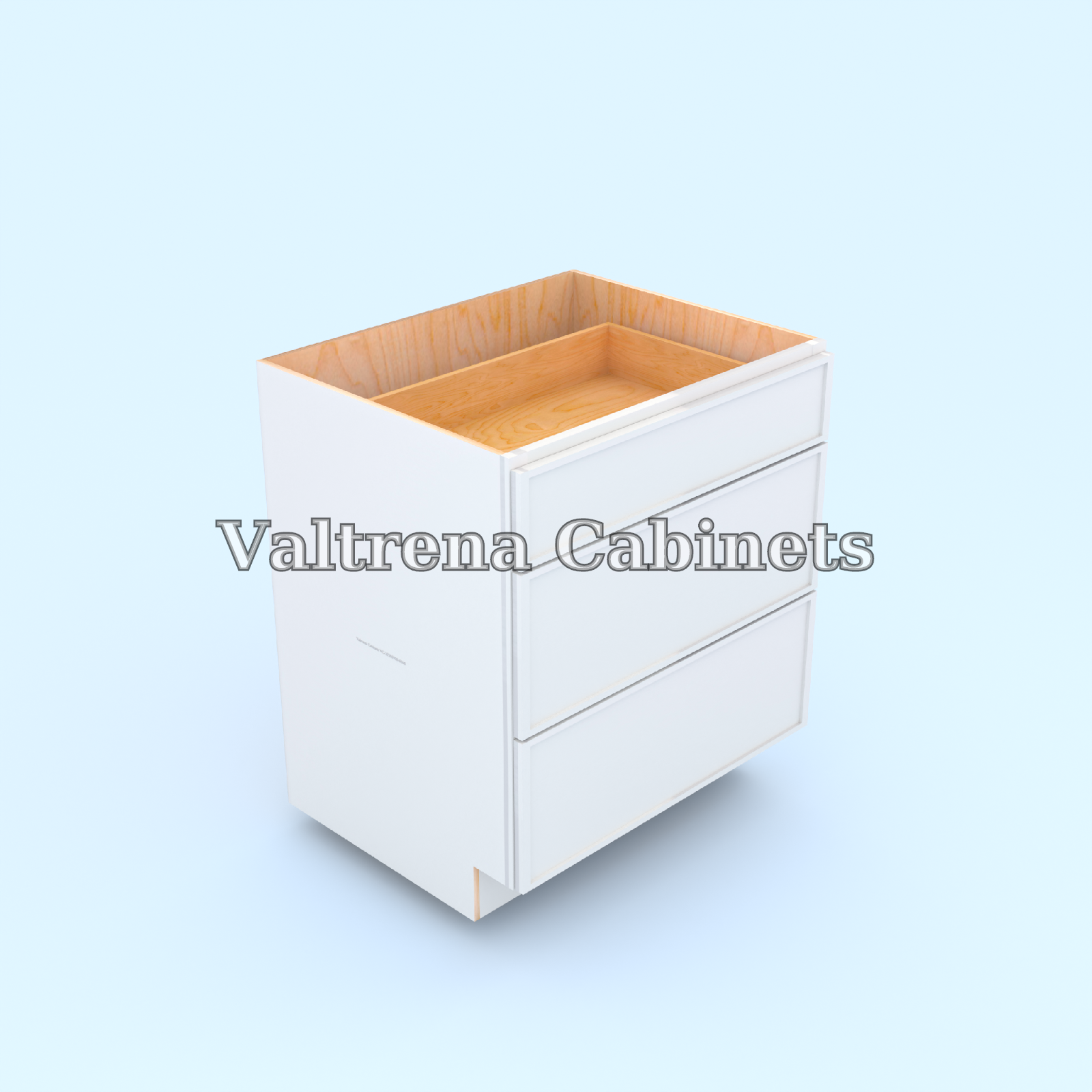 Three Drawer Base Cabinets