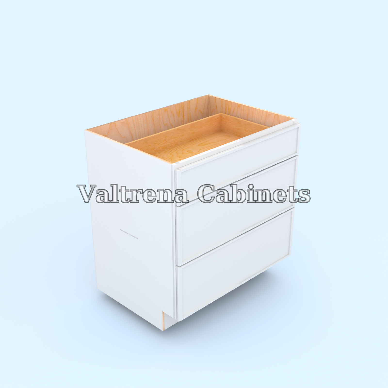 Three Drawer Base Cabinets