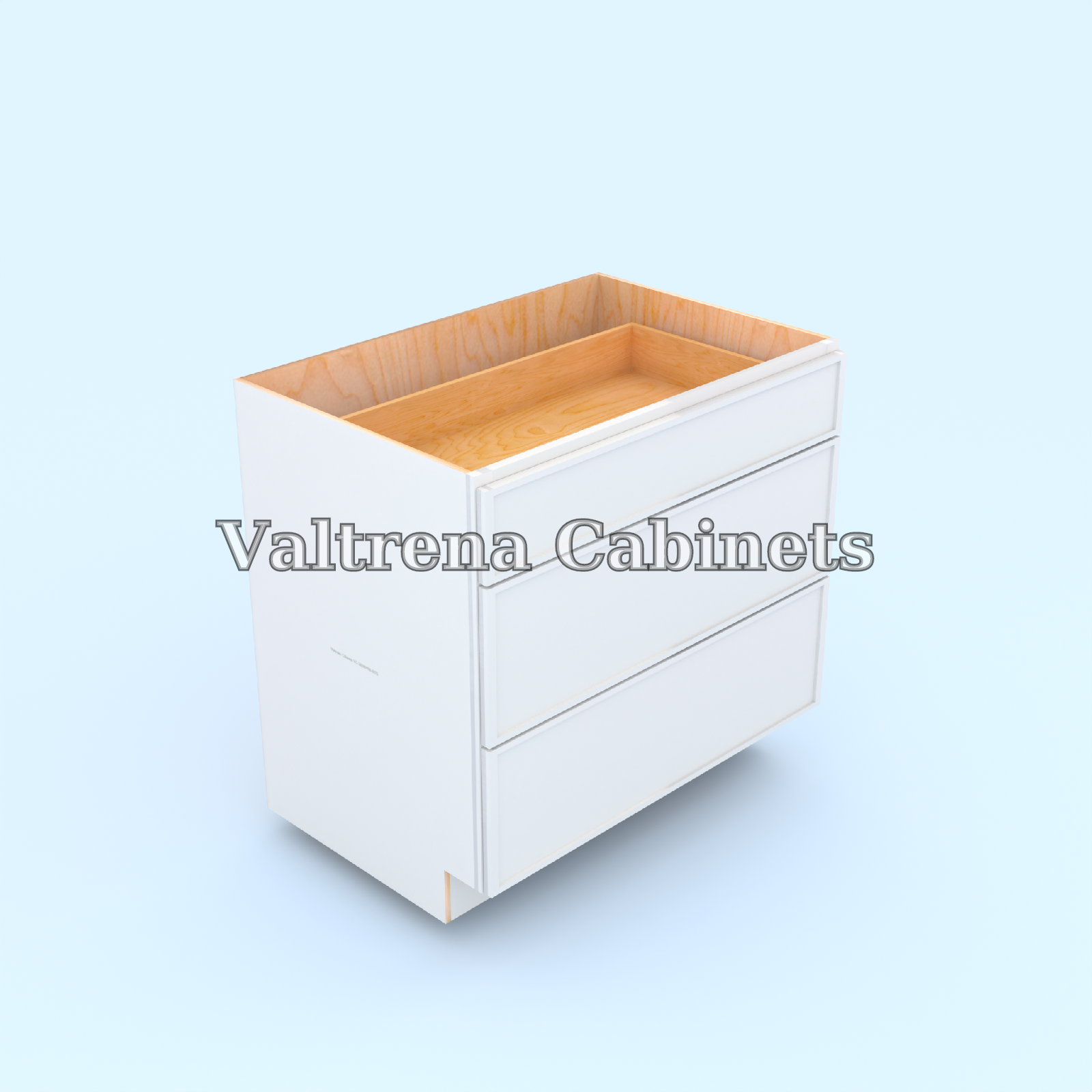 Three Drawer Base Cabinets