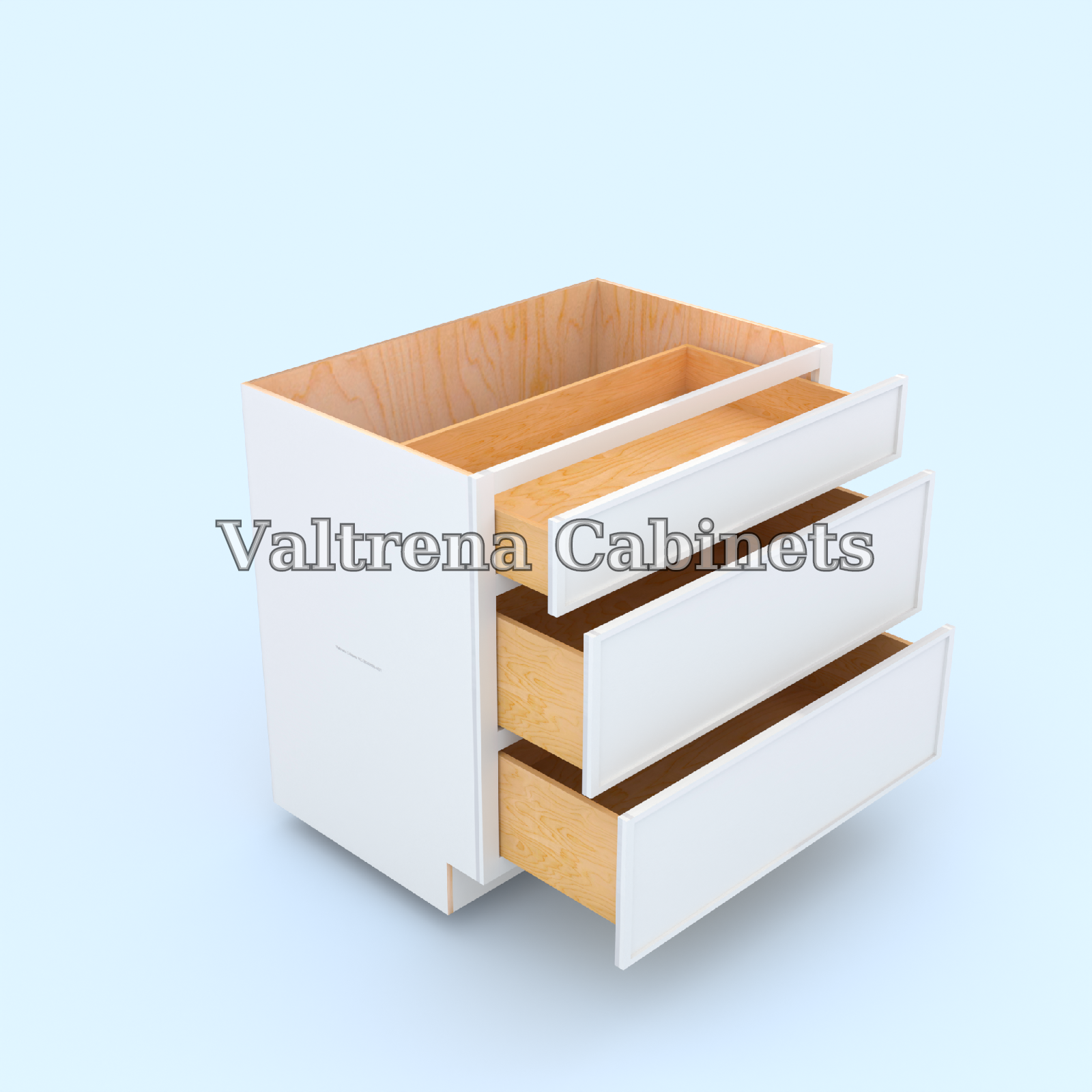 Three Drawer Base Cabinets - view 2 of 2