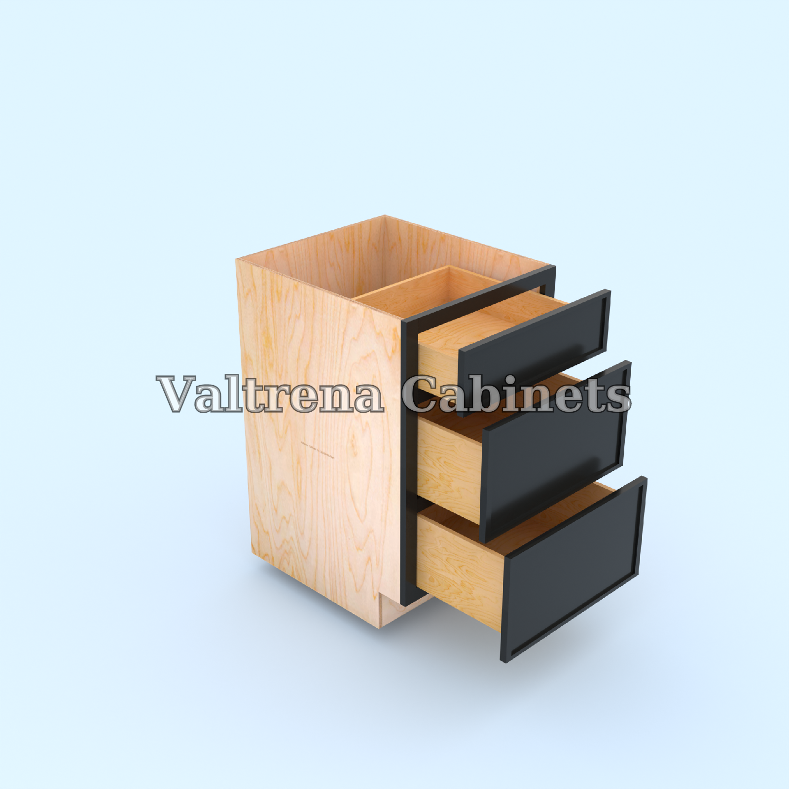Three Drawer Base Cabinets - view 2 of 2