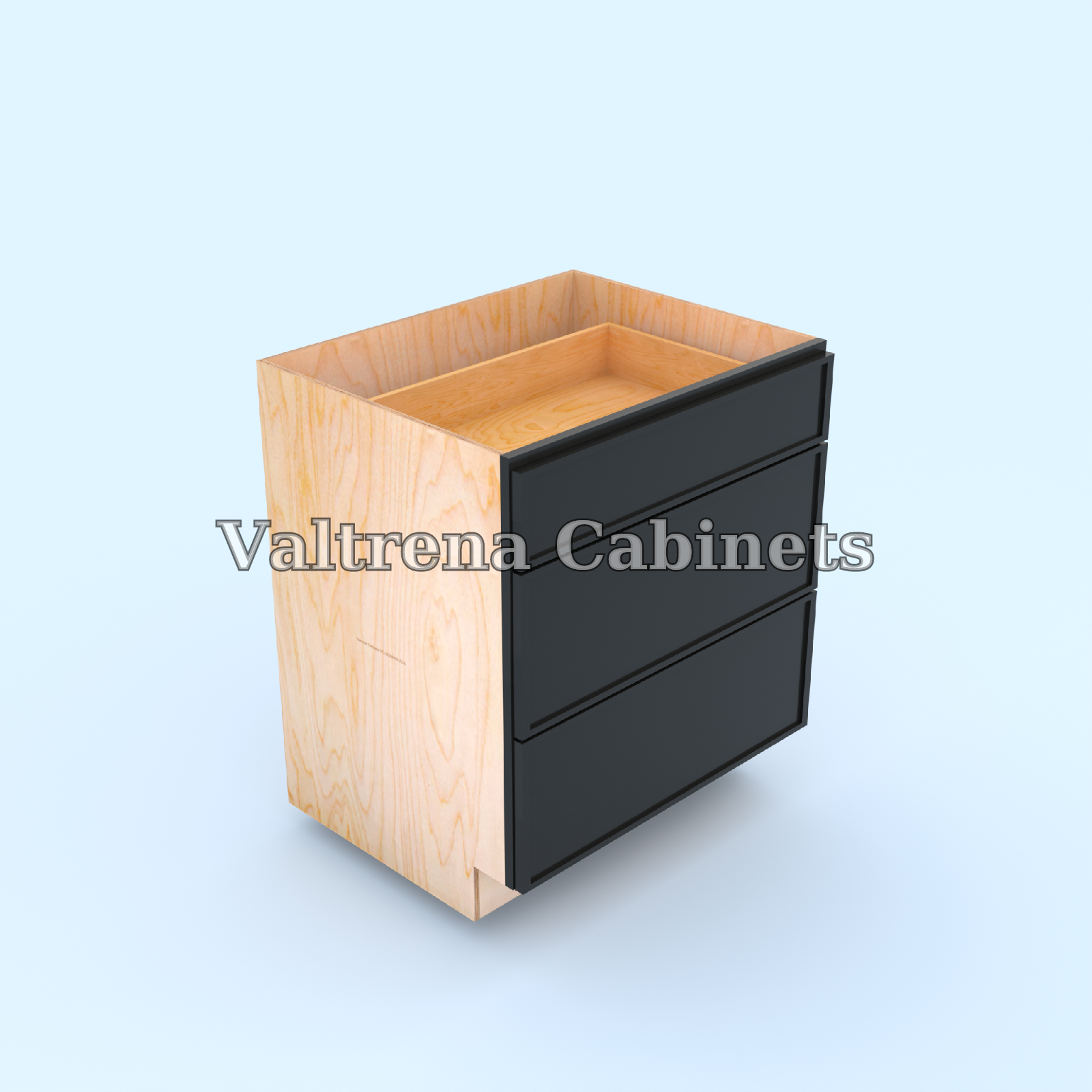 Three Drawer Base Cabinets