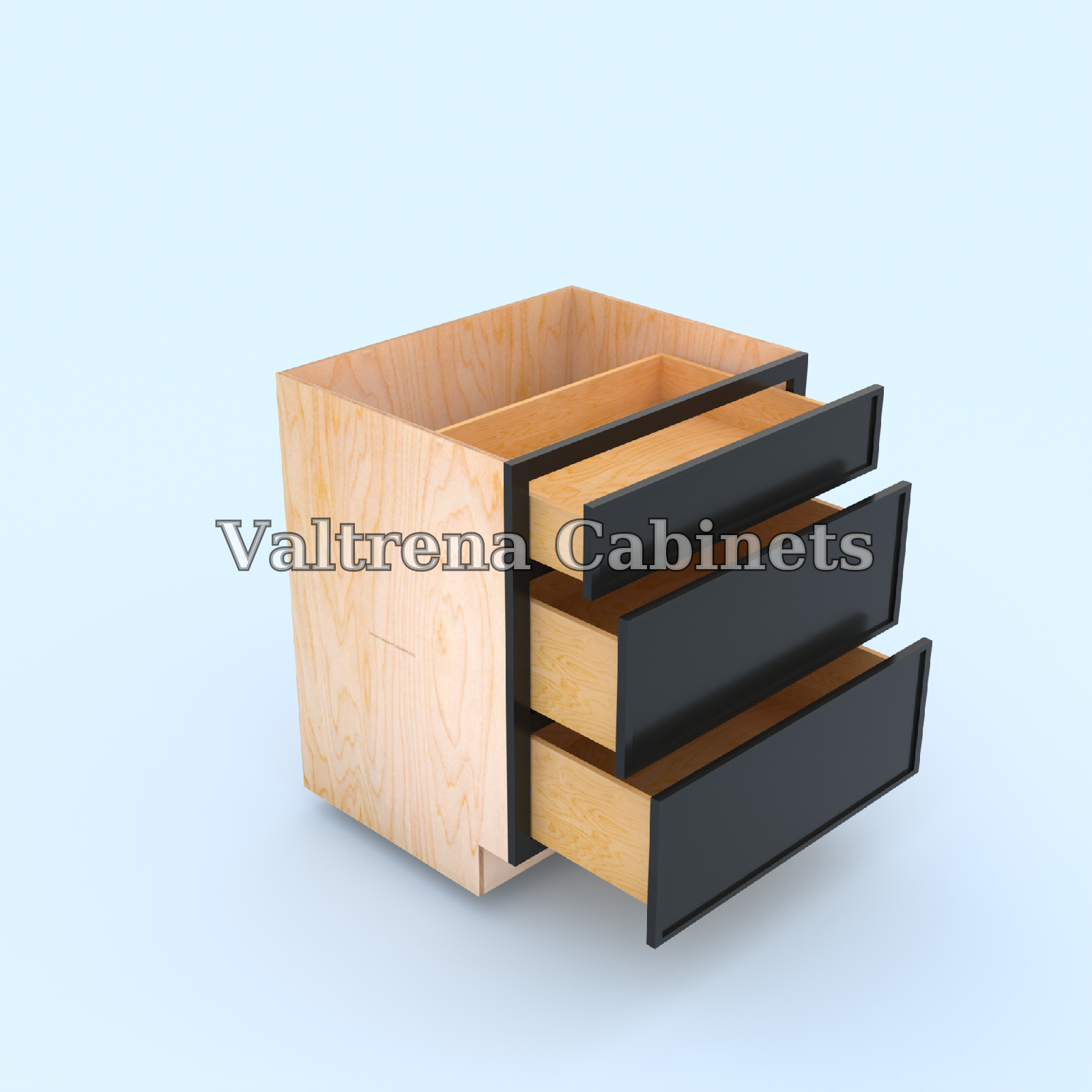 Three Drawer Base Cabinets - view 2 of 2