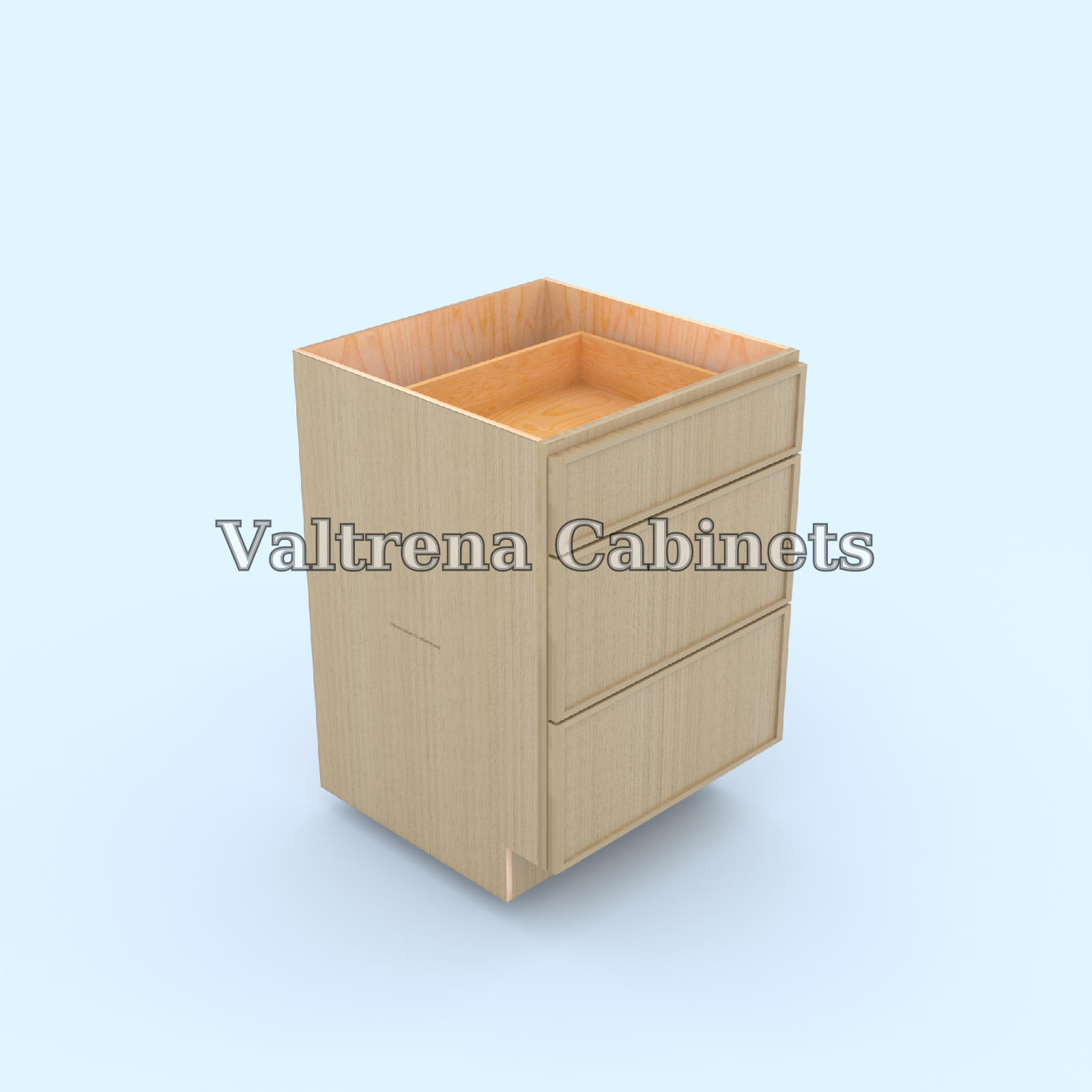 Three Drawer Base Cabinets