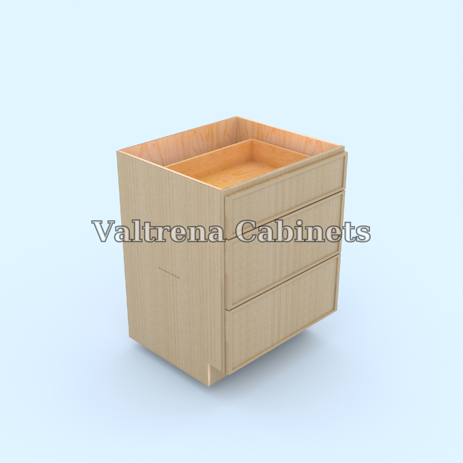 Three Drawer Base Cabinets