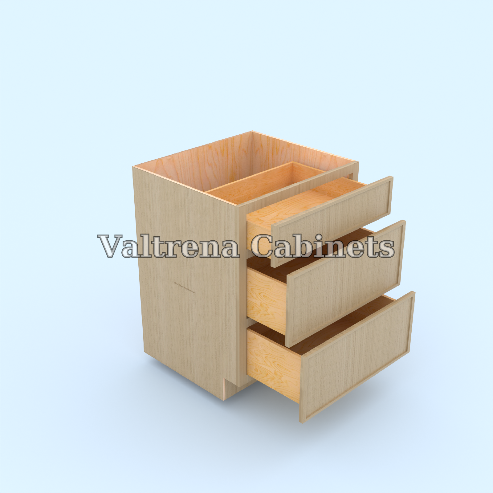 Three Drawer Base Cabinets - view 2 of 2