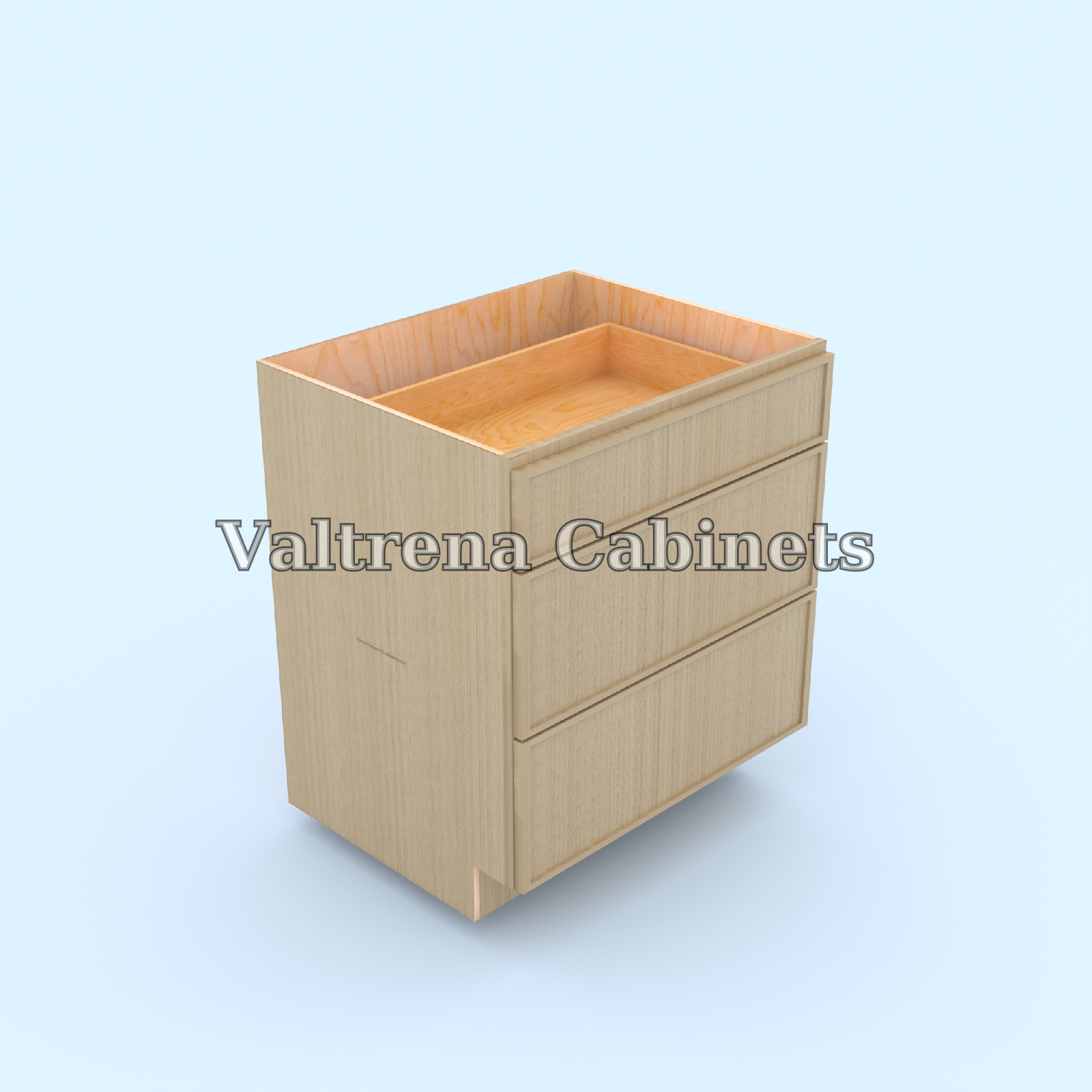 Three Drawer Base Cabinets