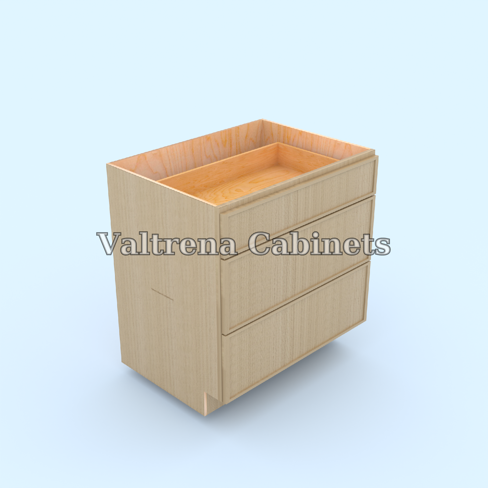 Three Drawer Base Cabinets