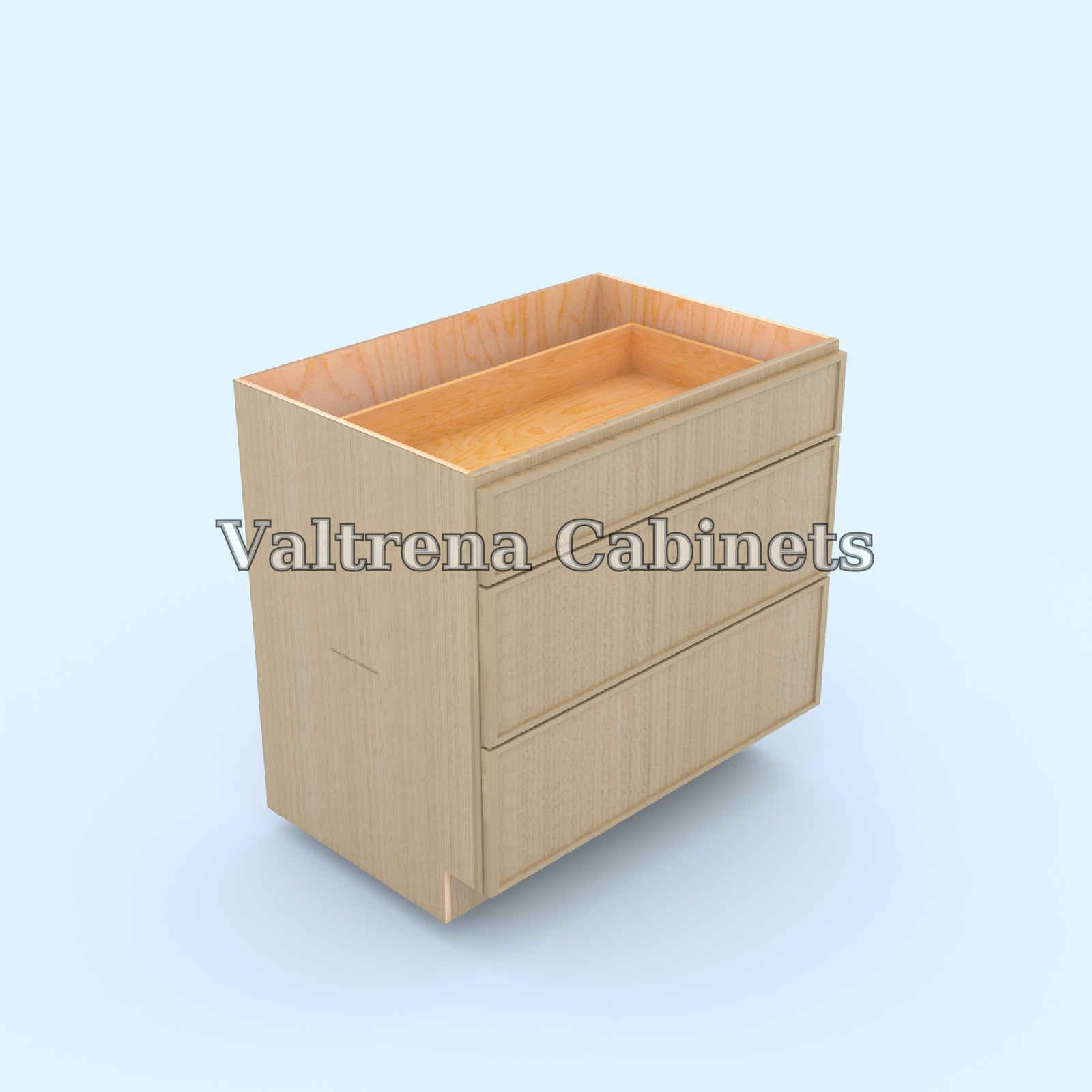 Three Drawer Base Cabinets